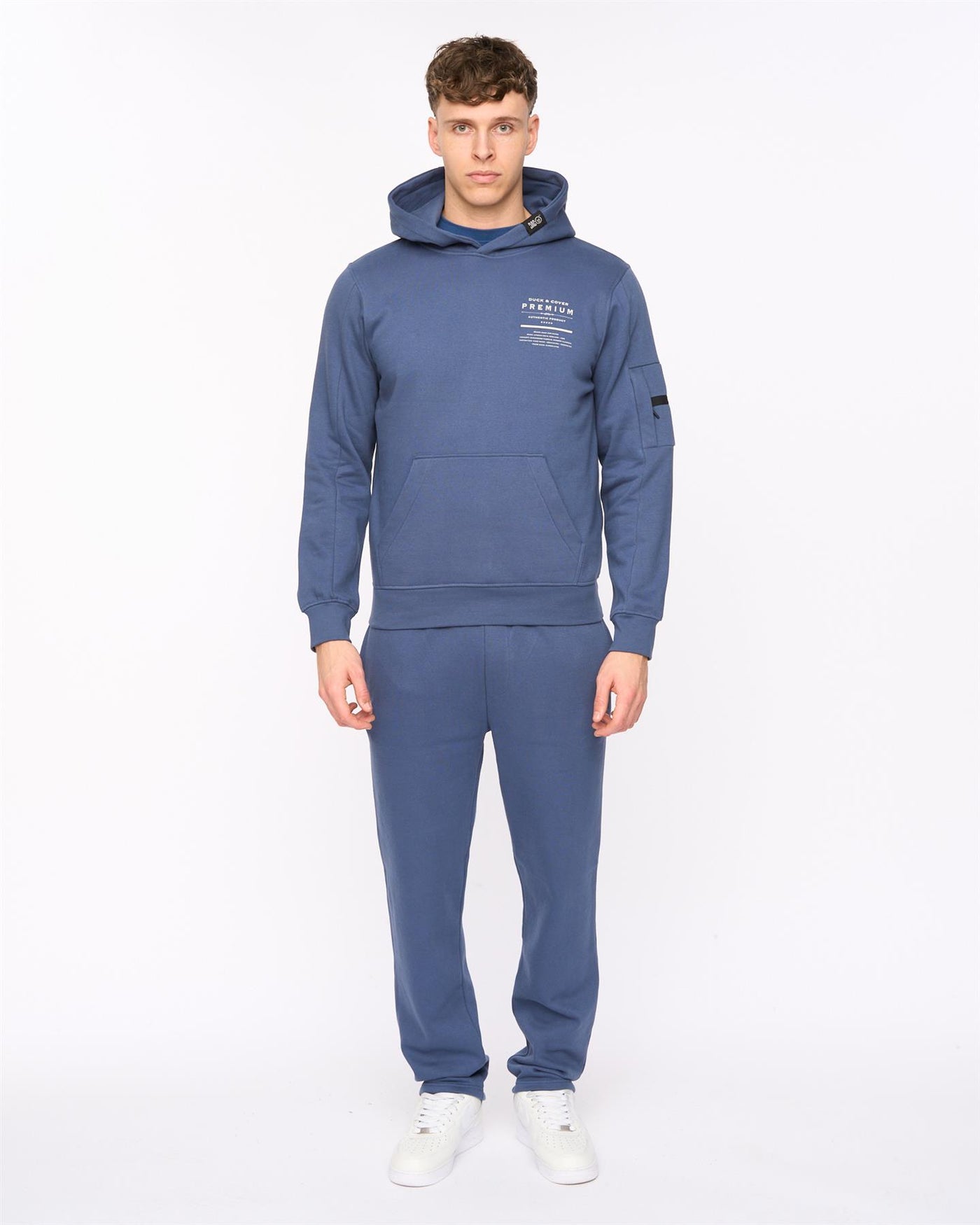 Mens Rayland Hoodie Denim Blue