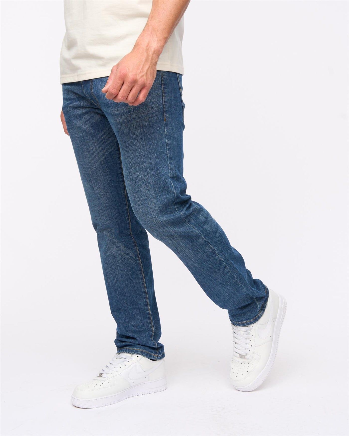 Bandol Straight Leg Jeans Stone Wash