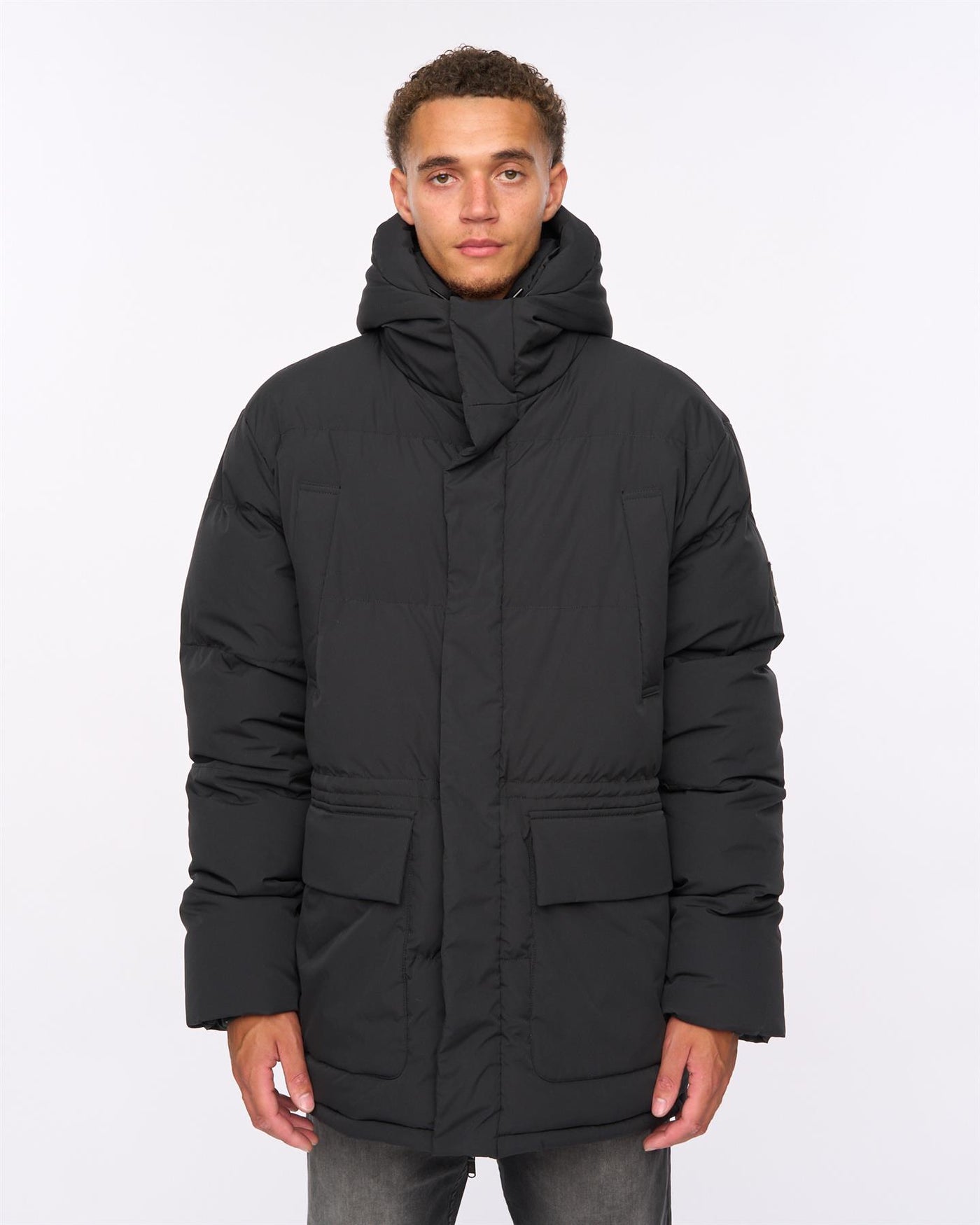 Mens Fletchley Puffer Jacket Black