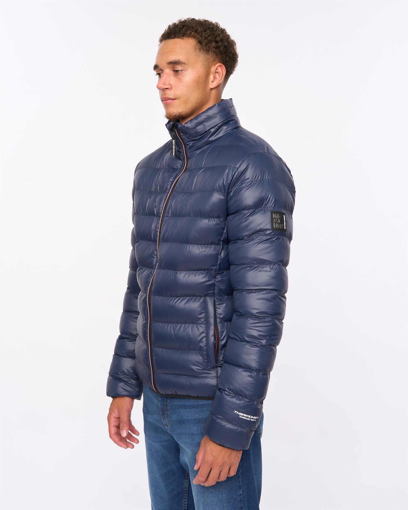 Mens Shemmy Two Quilted Jacket Navy