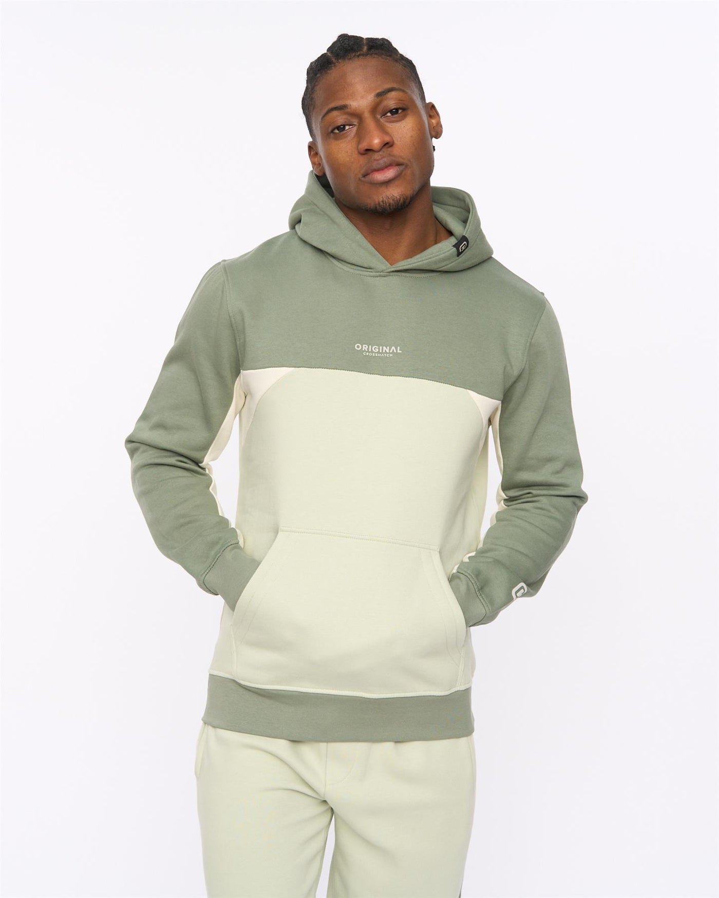 Mens Castlebay Hoodie Light Olive