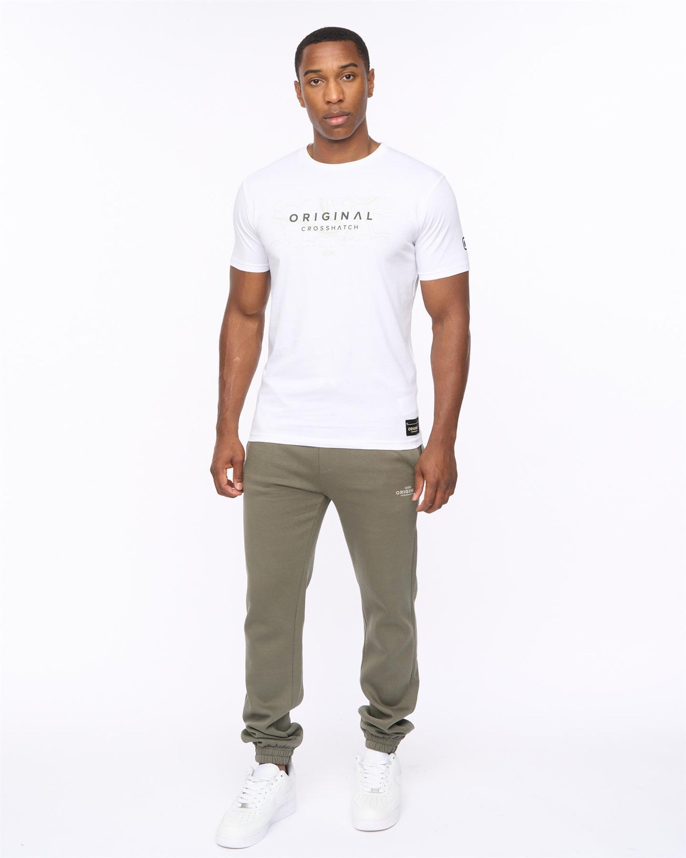 Mens Mappedout Joggers Olive