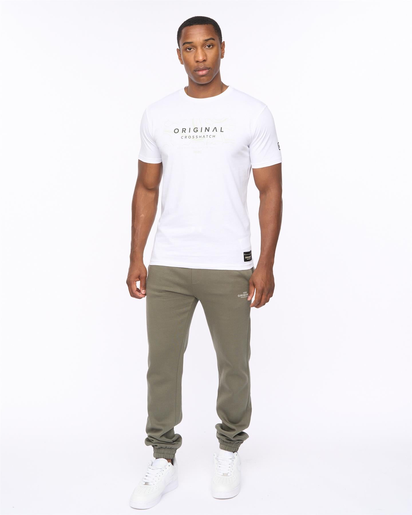 Mens Mappedout Joggers Olive