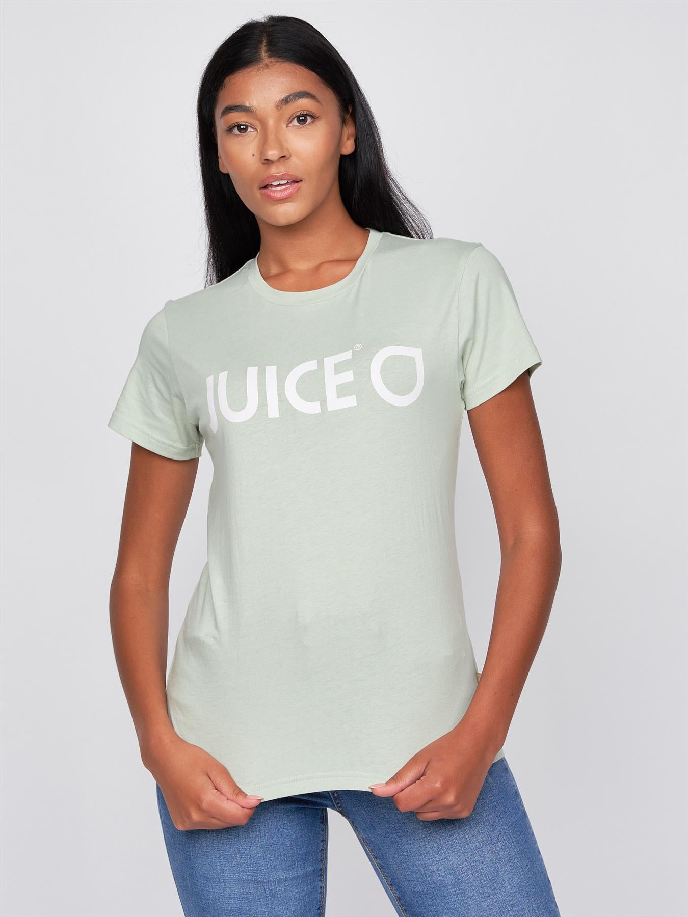 Ladies Juice Laymere T-Shirt 3 Pack White/Sage/Pink