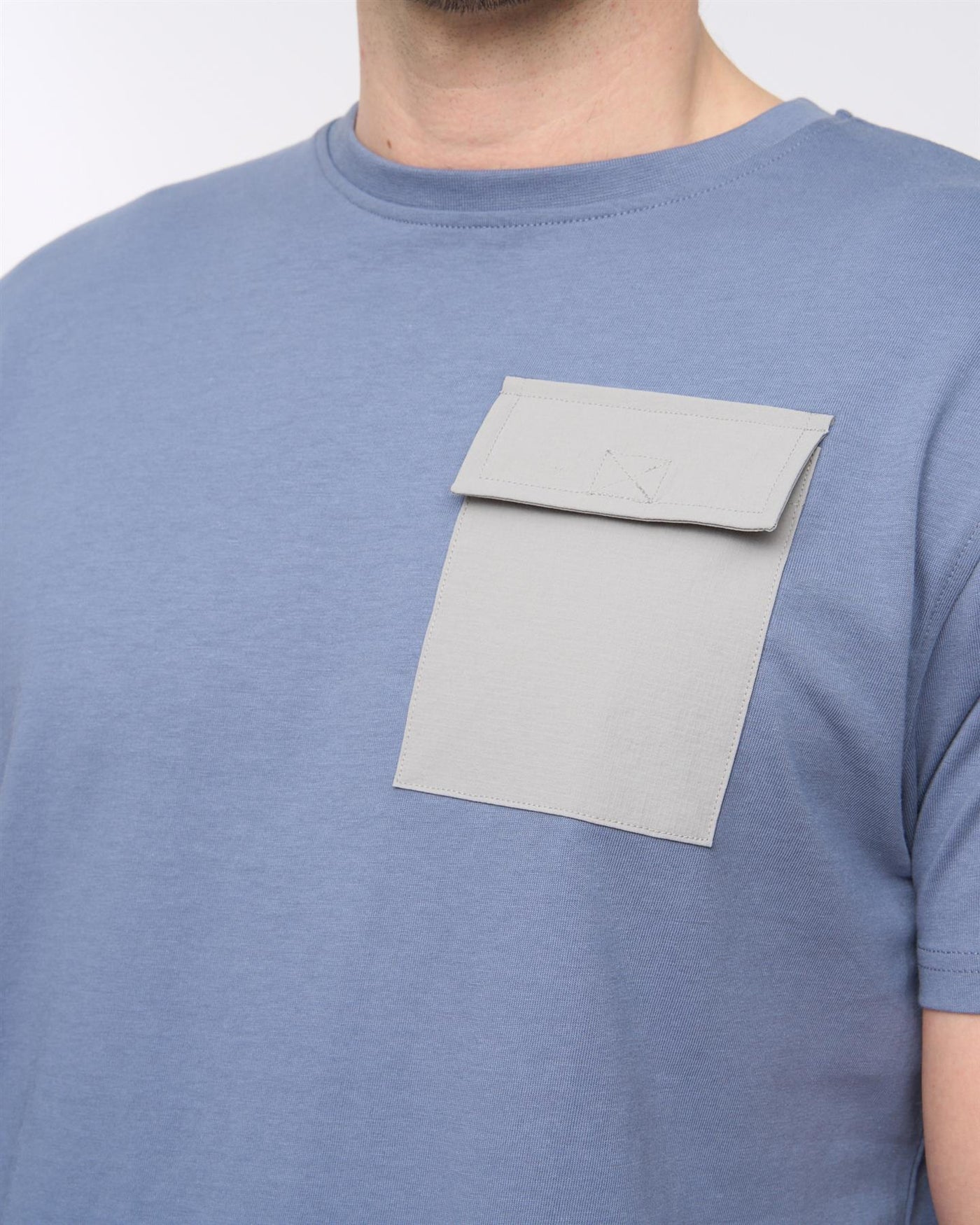 Mens Limatar T-Shirt Light Denim