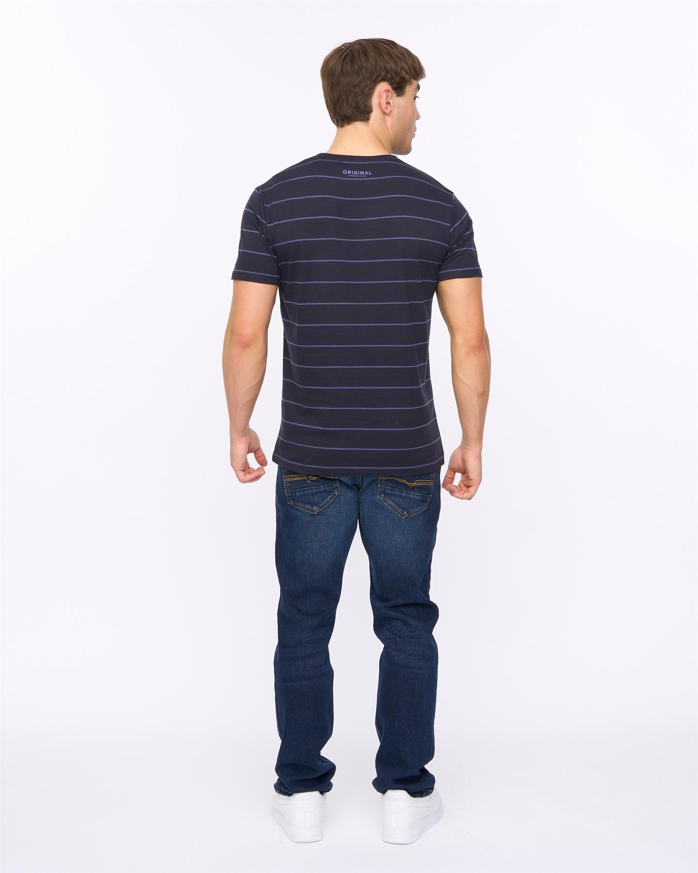 Mens Hemtowns T-Shirt Navy