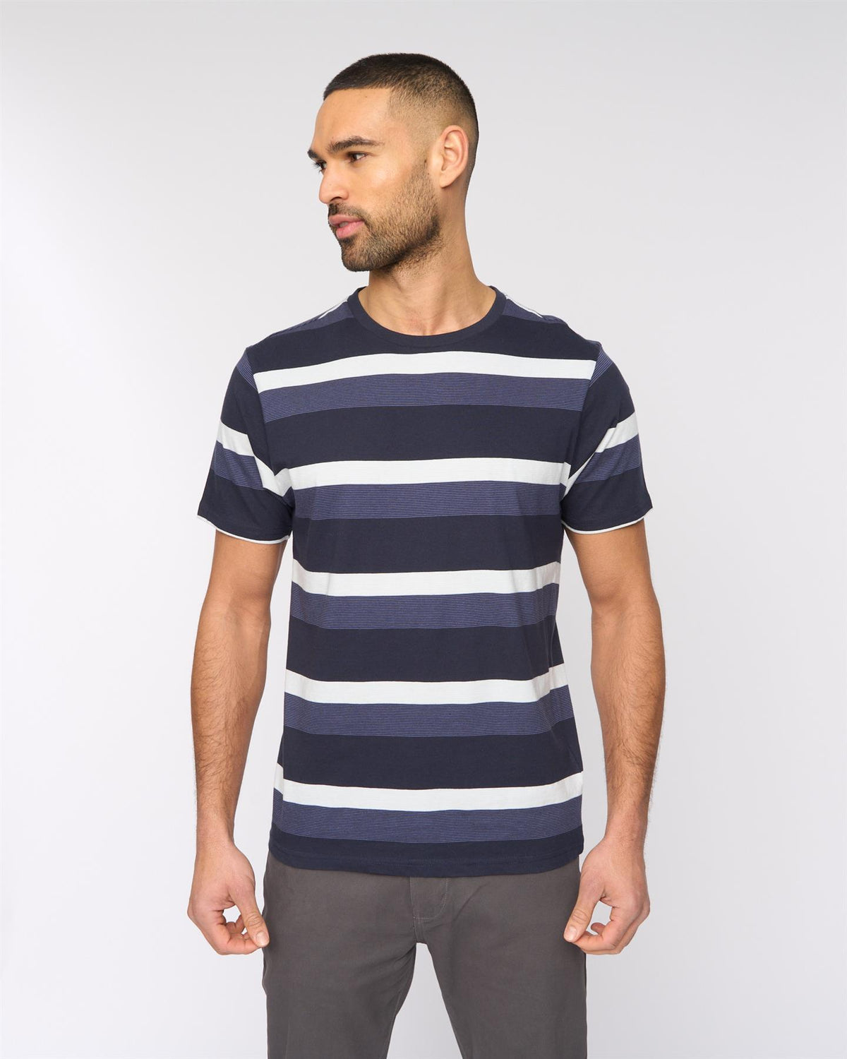 Mens Sherston T-Shirt Navy · Brand Corner