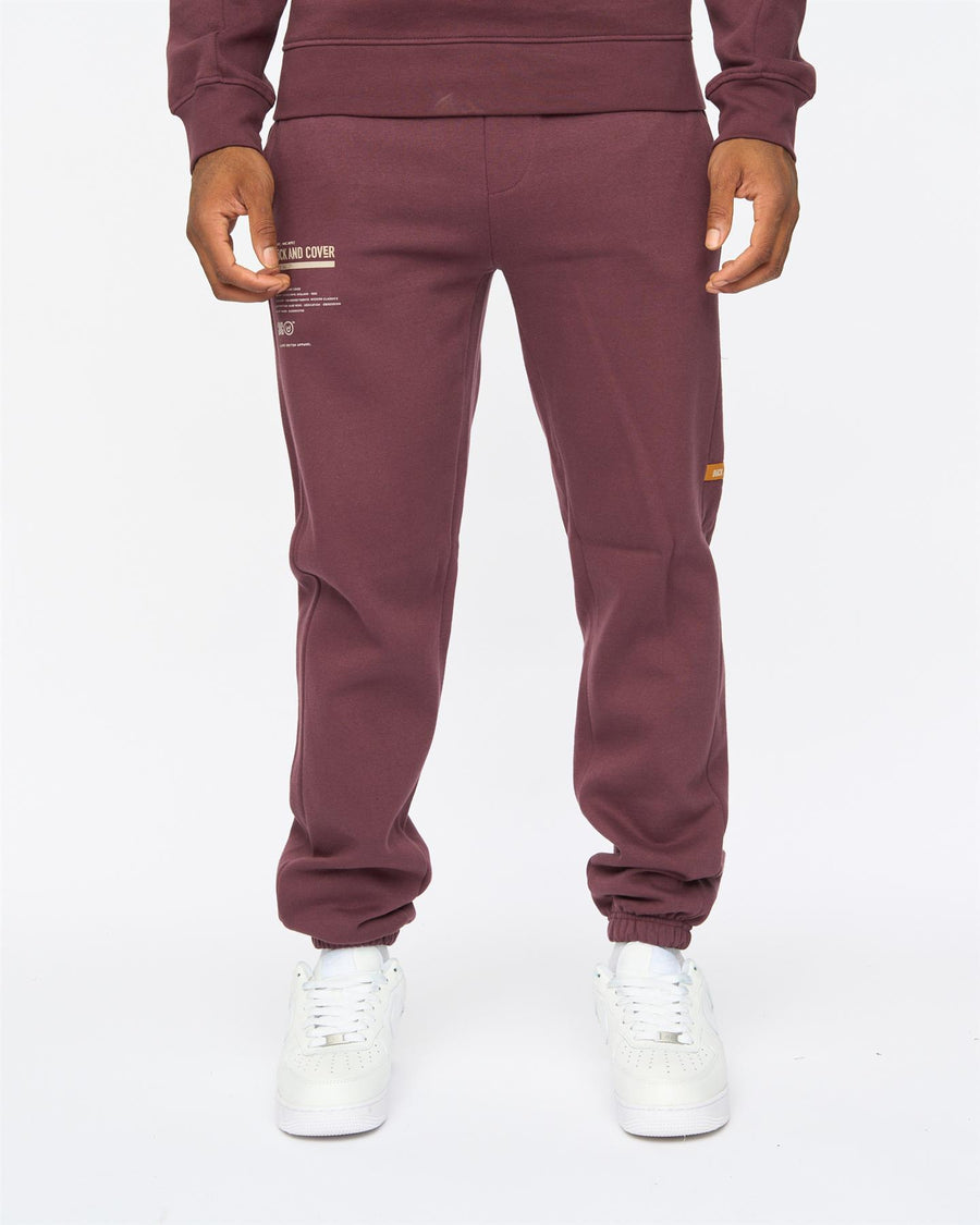 Mens Applewold Joggers Raisin