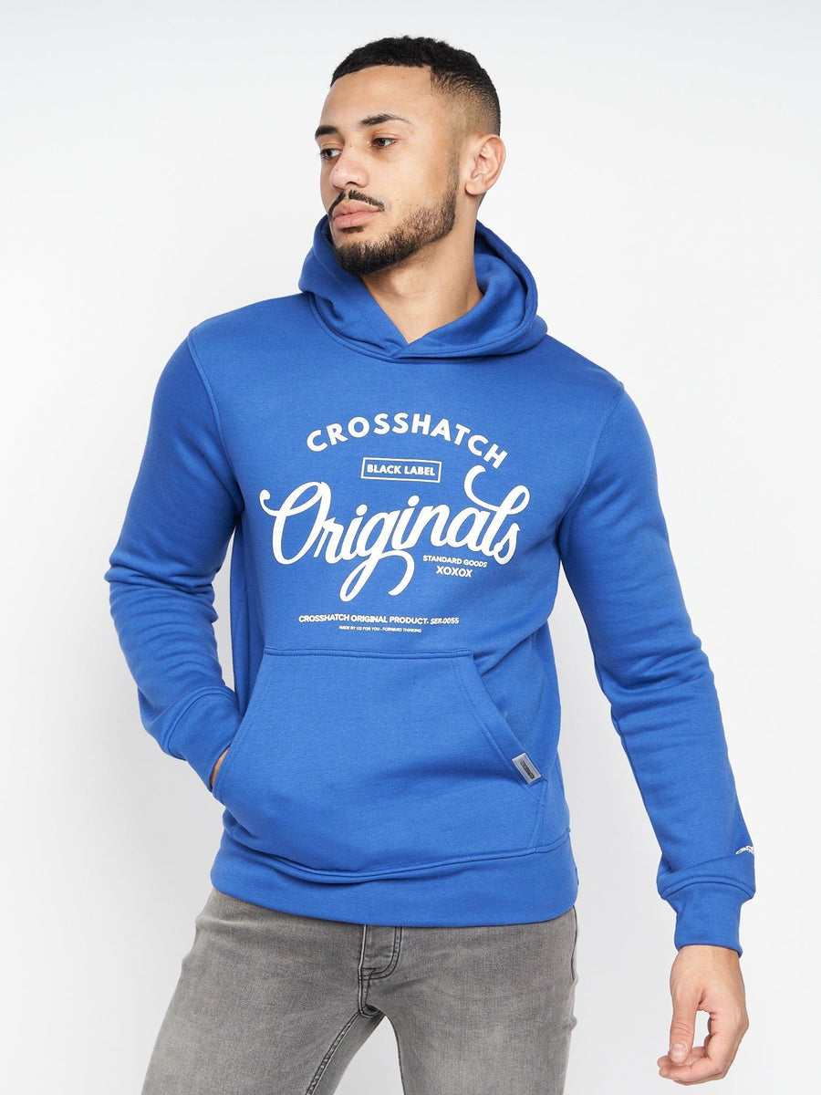 Mens Bartamax Hoodie Blue