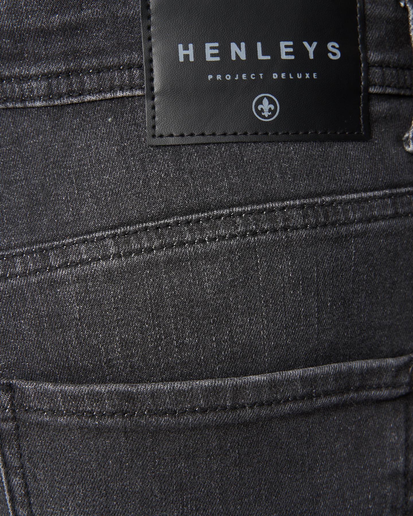 Mens Craze Comfort Fit Jeans Charcoal