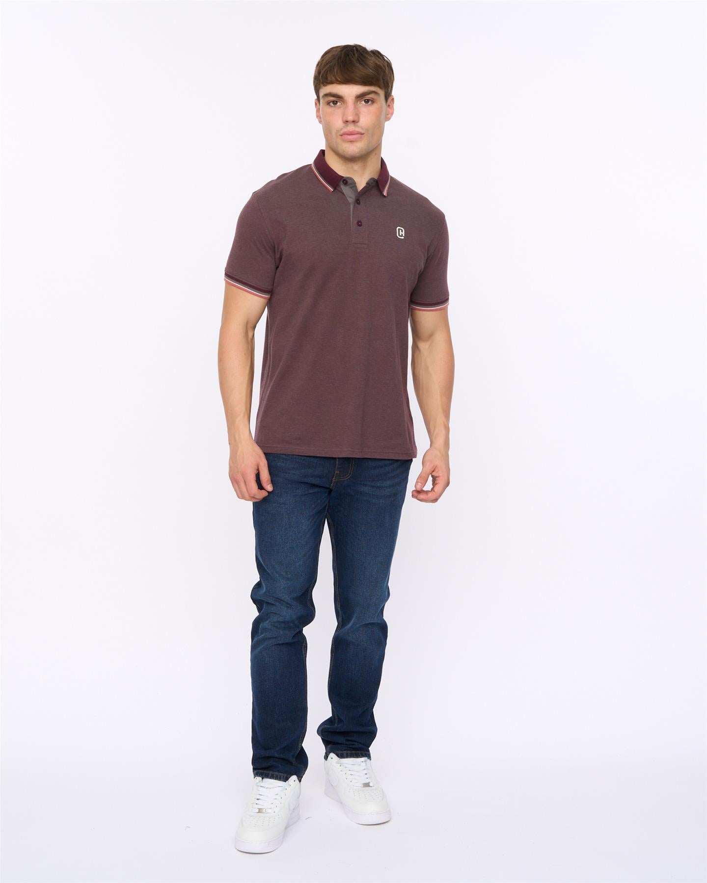 Mens Mettormoore Polo Raisin