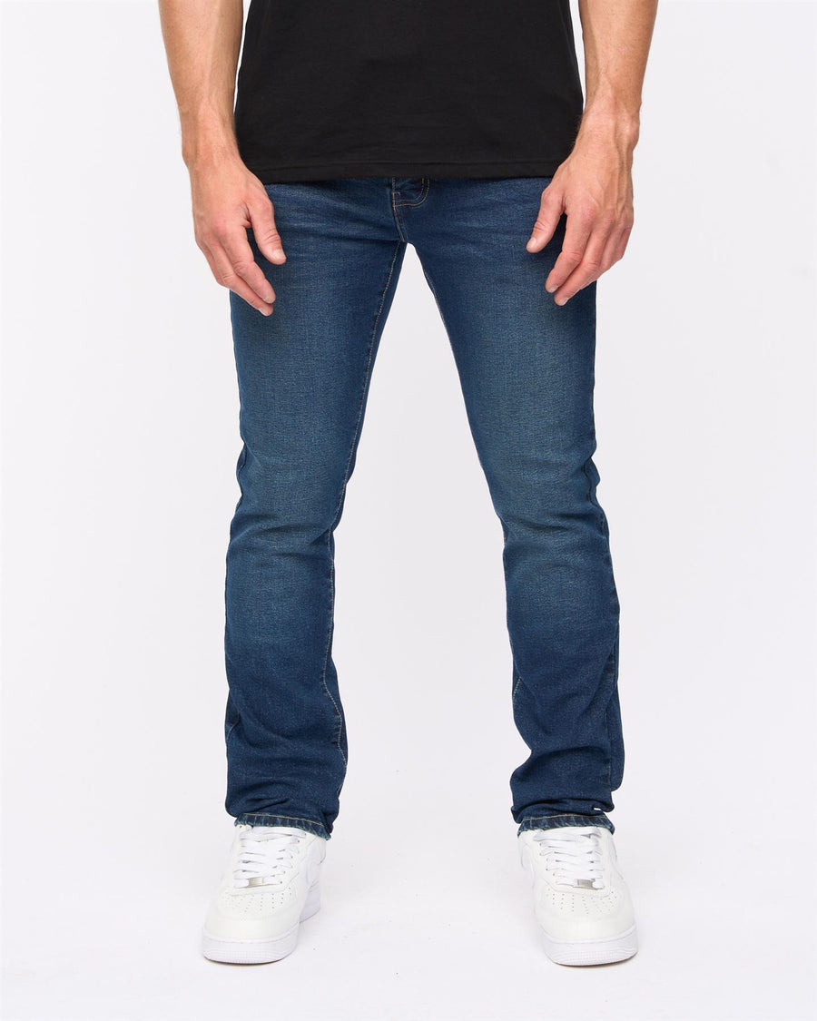 Farrowed Stretch Denim Jeans Dark Wash