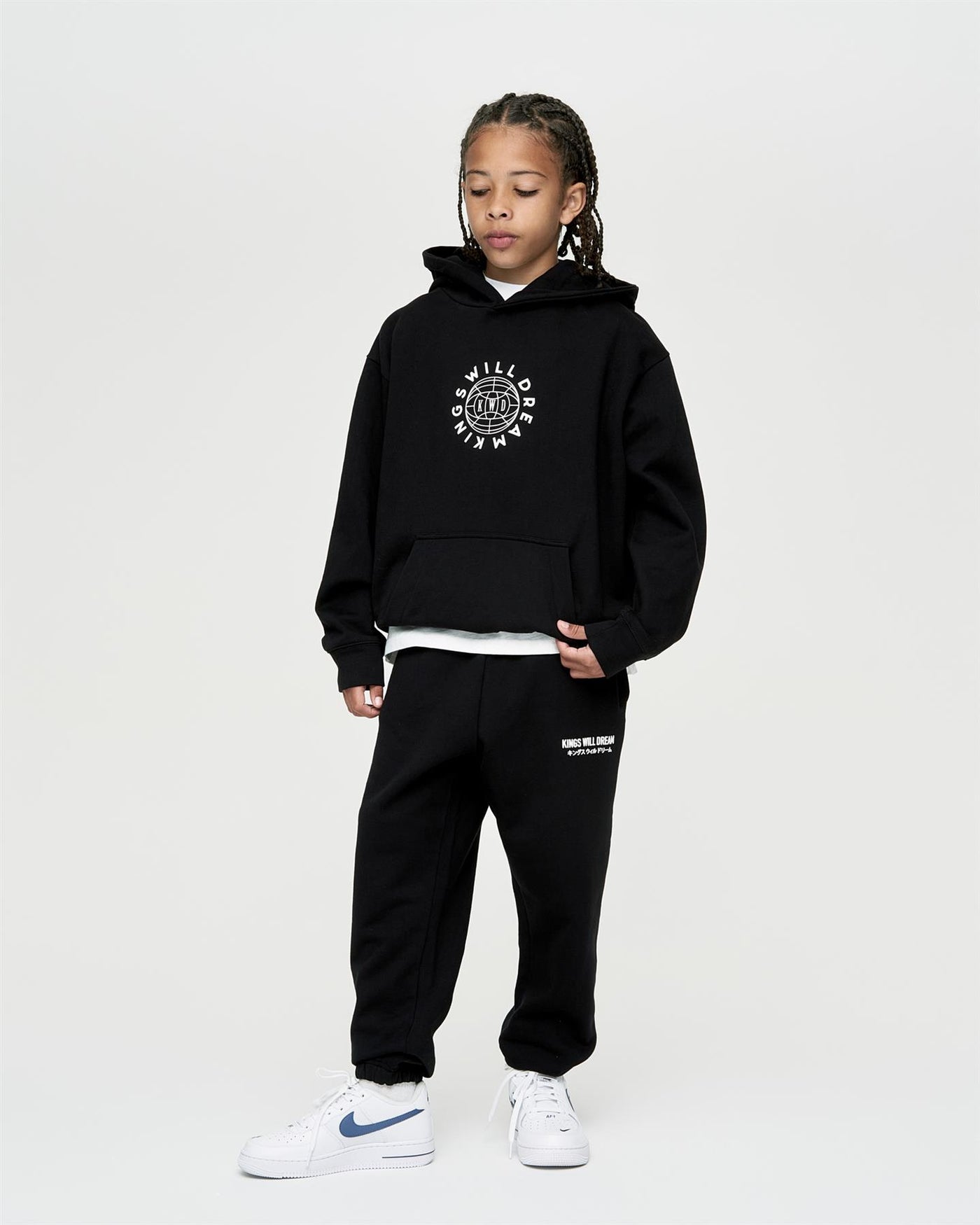 Kids Boys Studio Globalise Hoodie Black