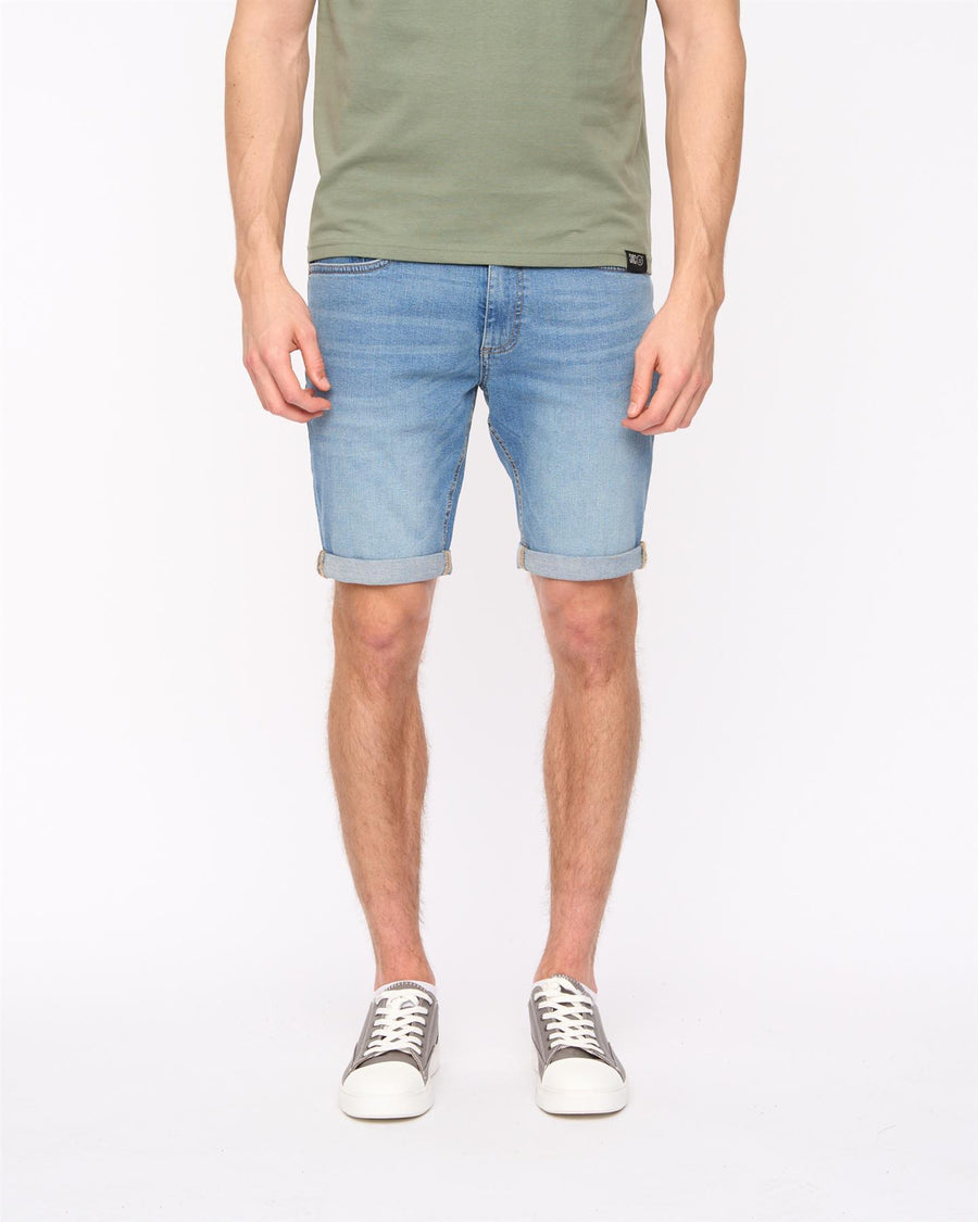Mens Zeki Shorts Light Wash