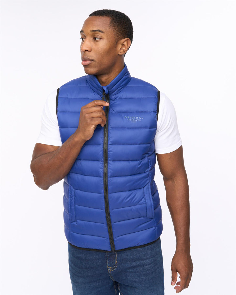 Mens Gattering MVE Gilet Royal