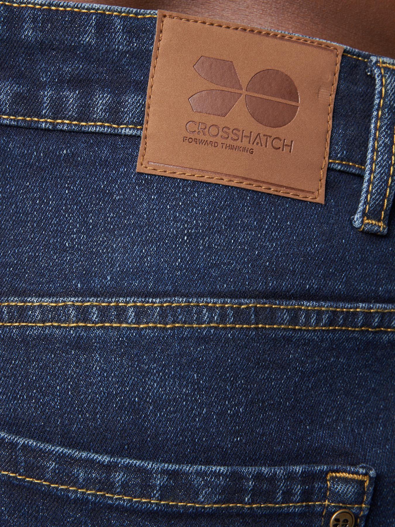 Mens Chas Straight Fit Jeans Dark Wash