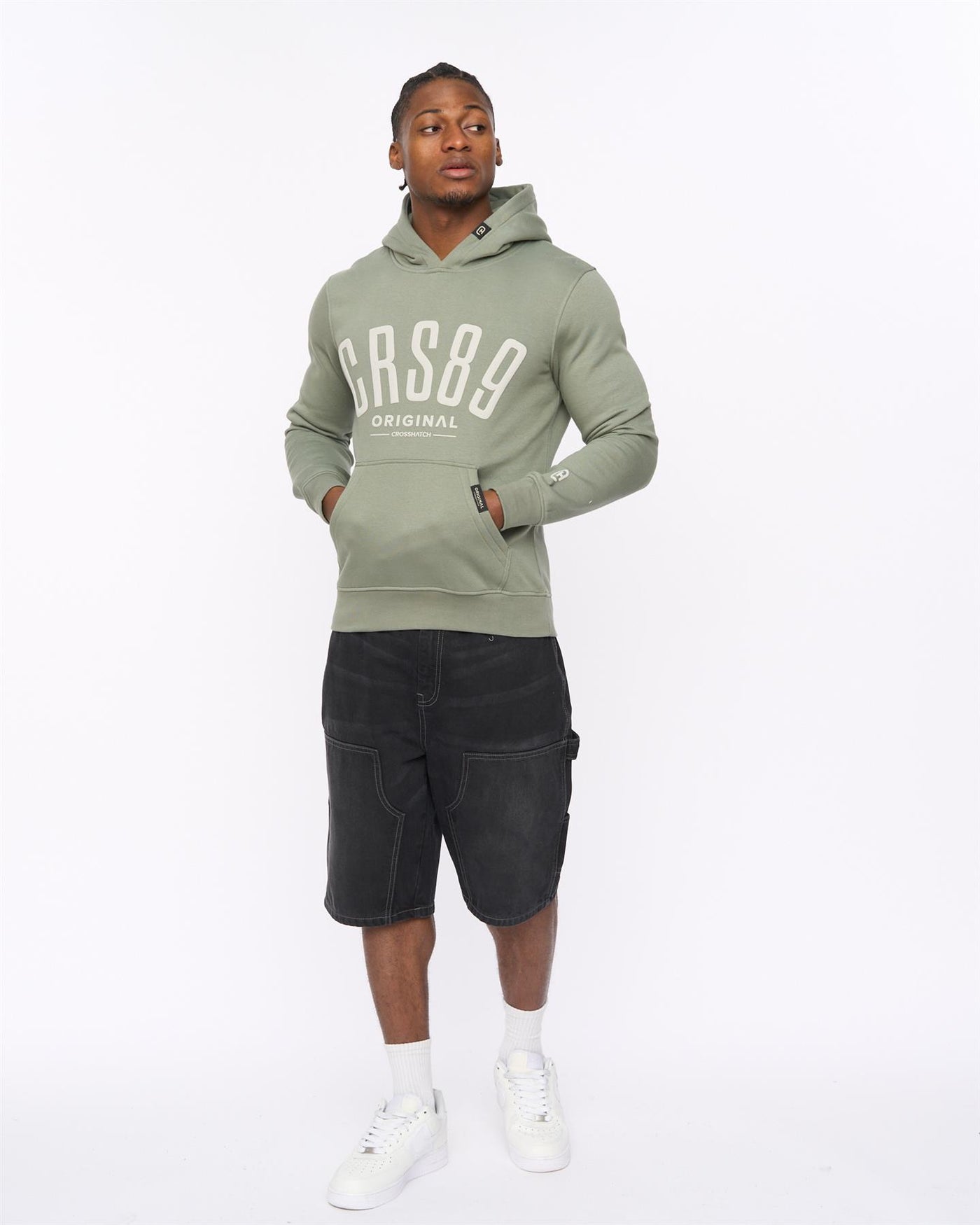 Mens Hallfell Hoodie Olive