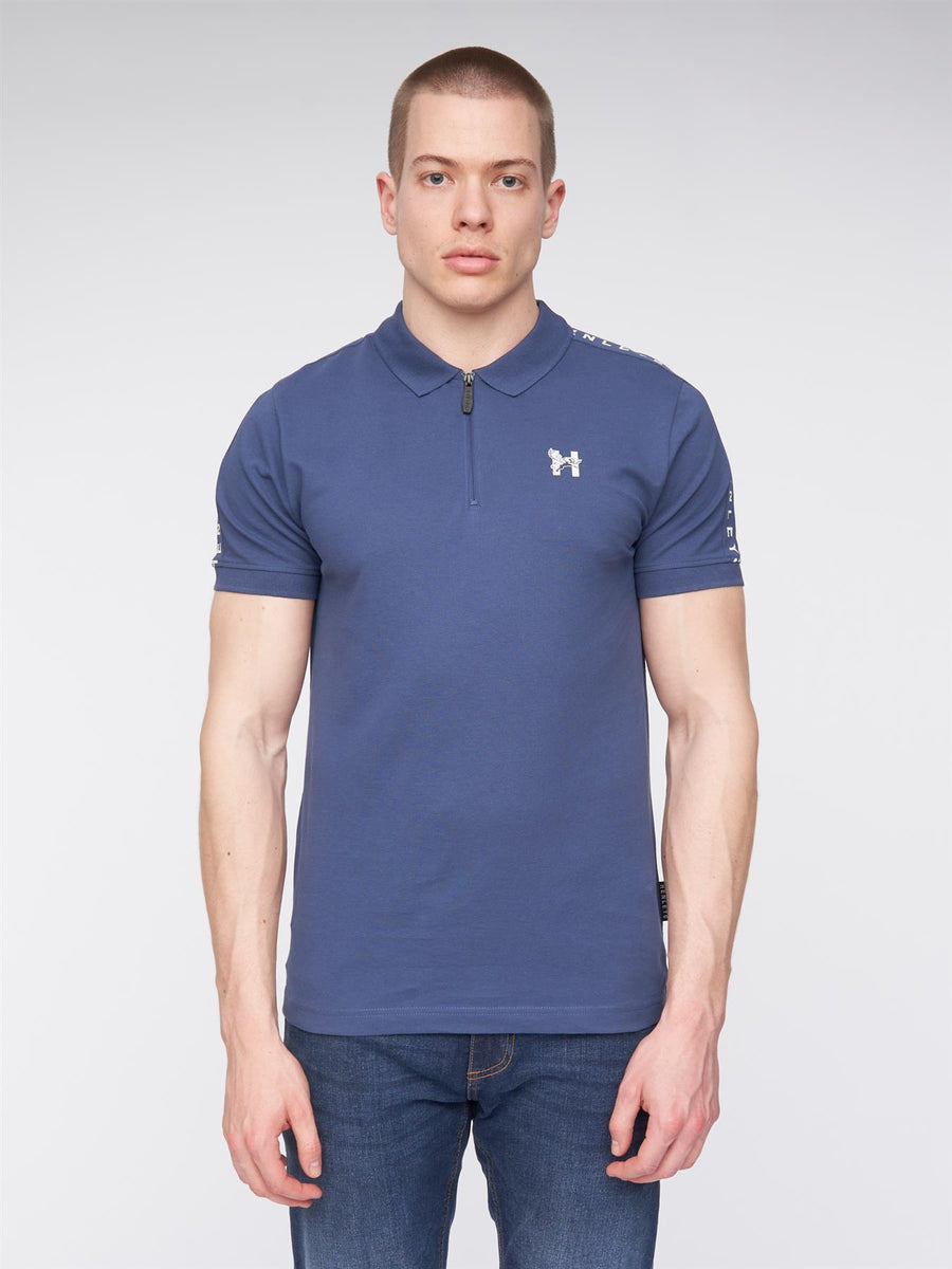 Mens Tapehen Polo Deep Blue