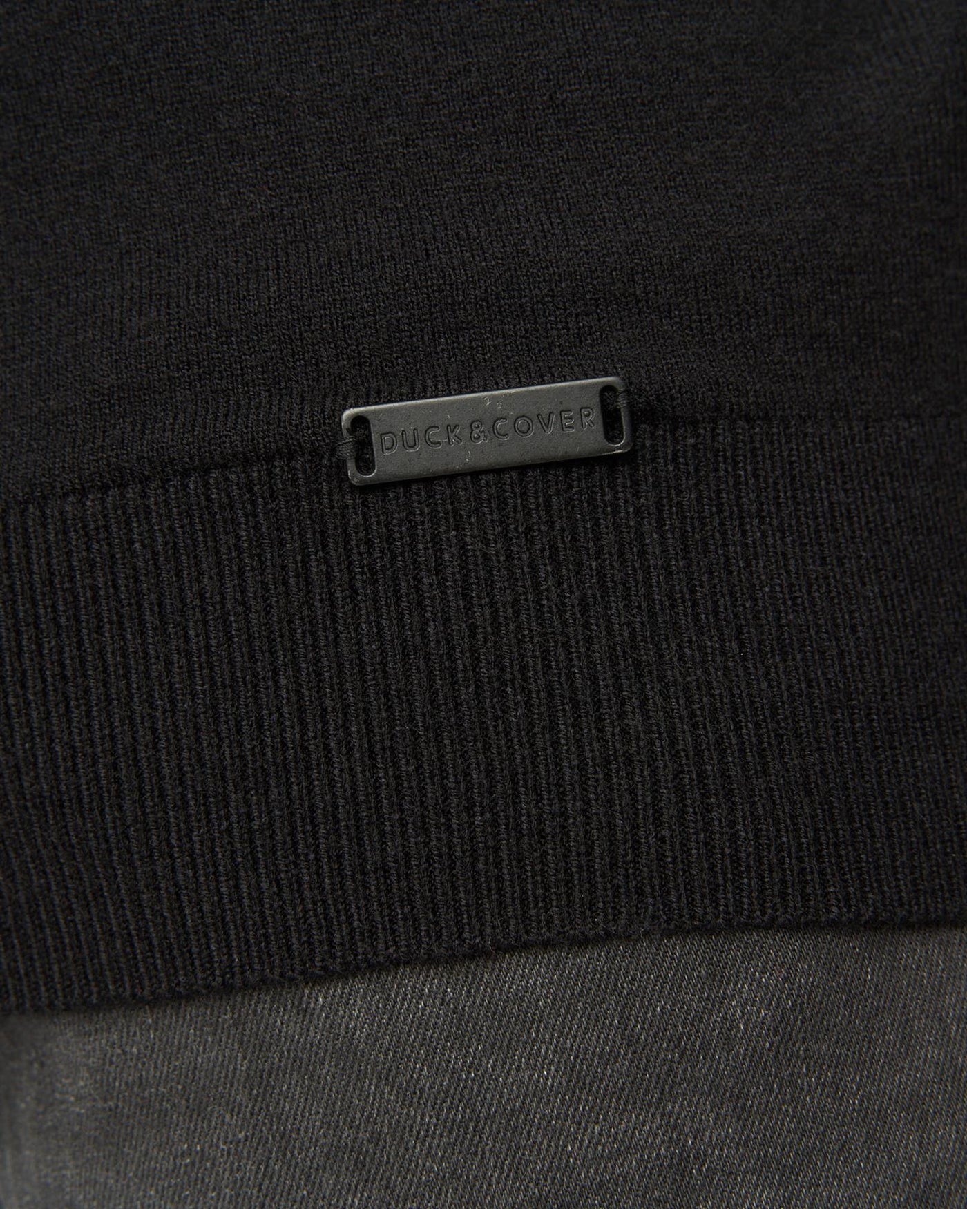 Mens Consenza Crew Knit Black