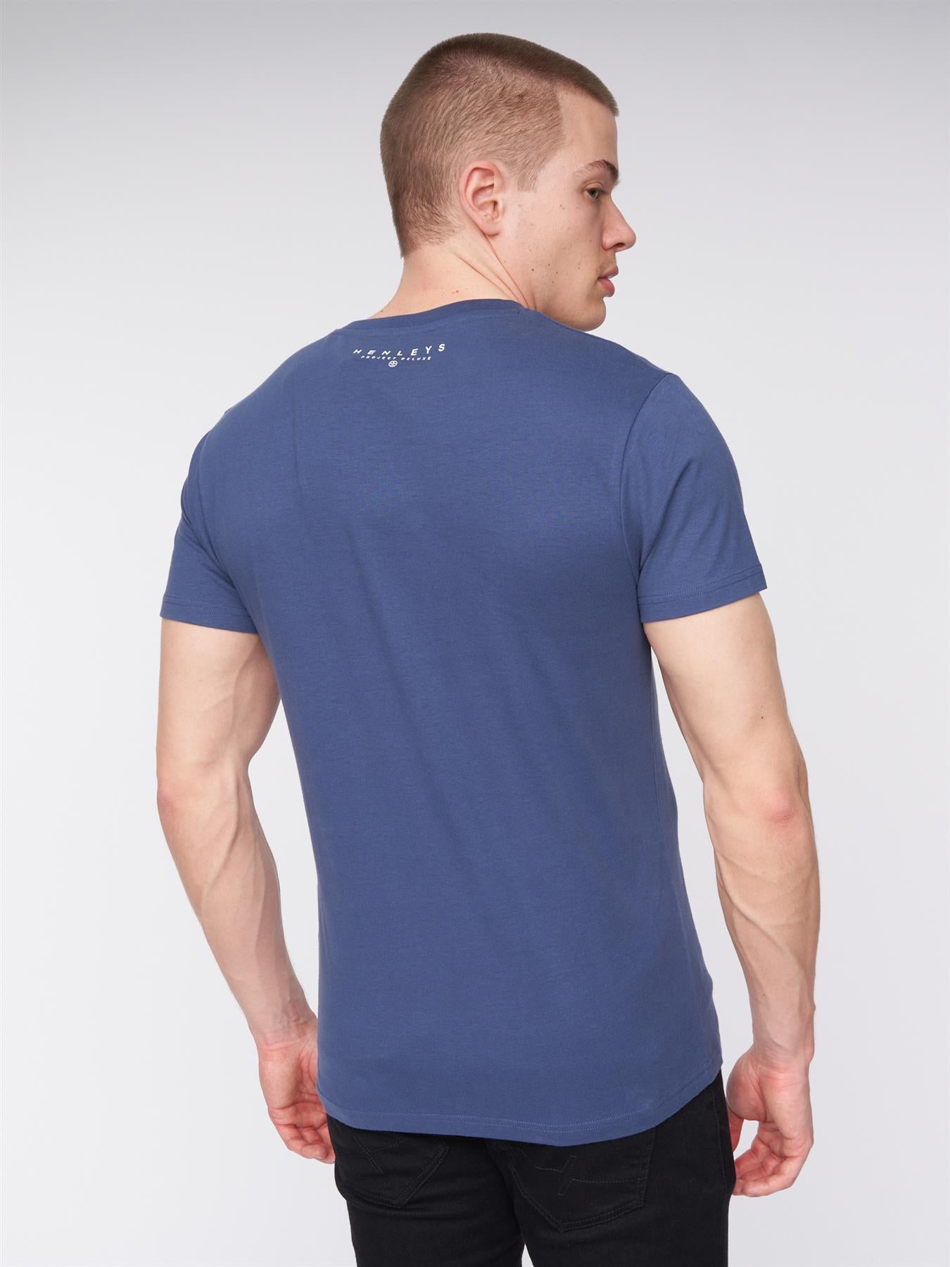 Mens Colhen T-Shirt Deep Blue