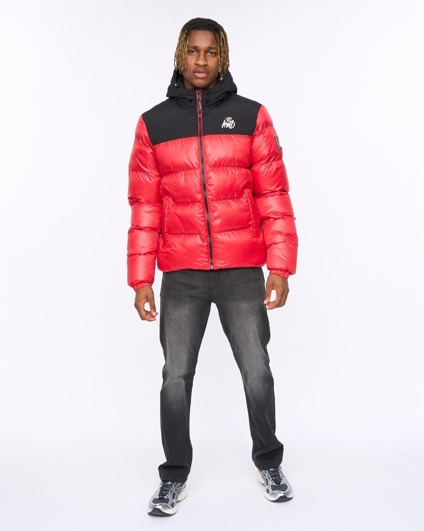 Mens Summs Puffer Jacket Red