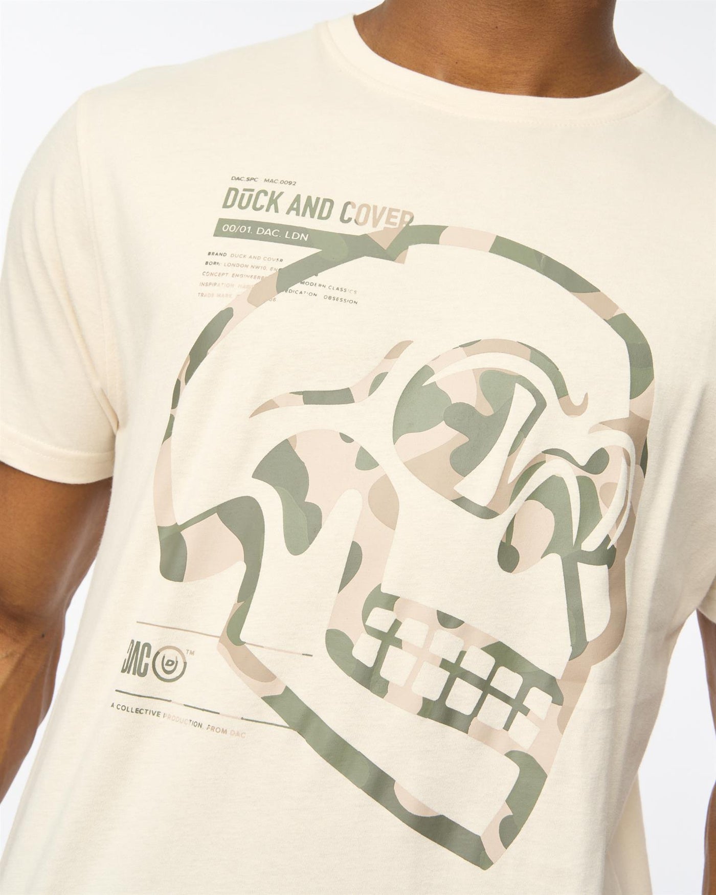 Mens Skullmatic T-Shirt Off White