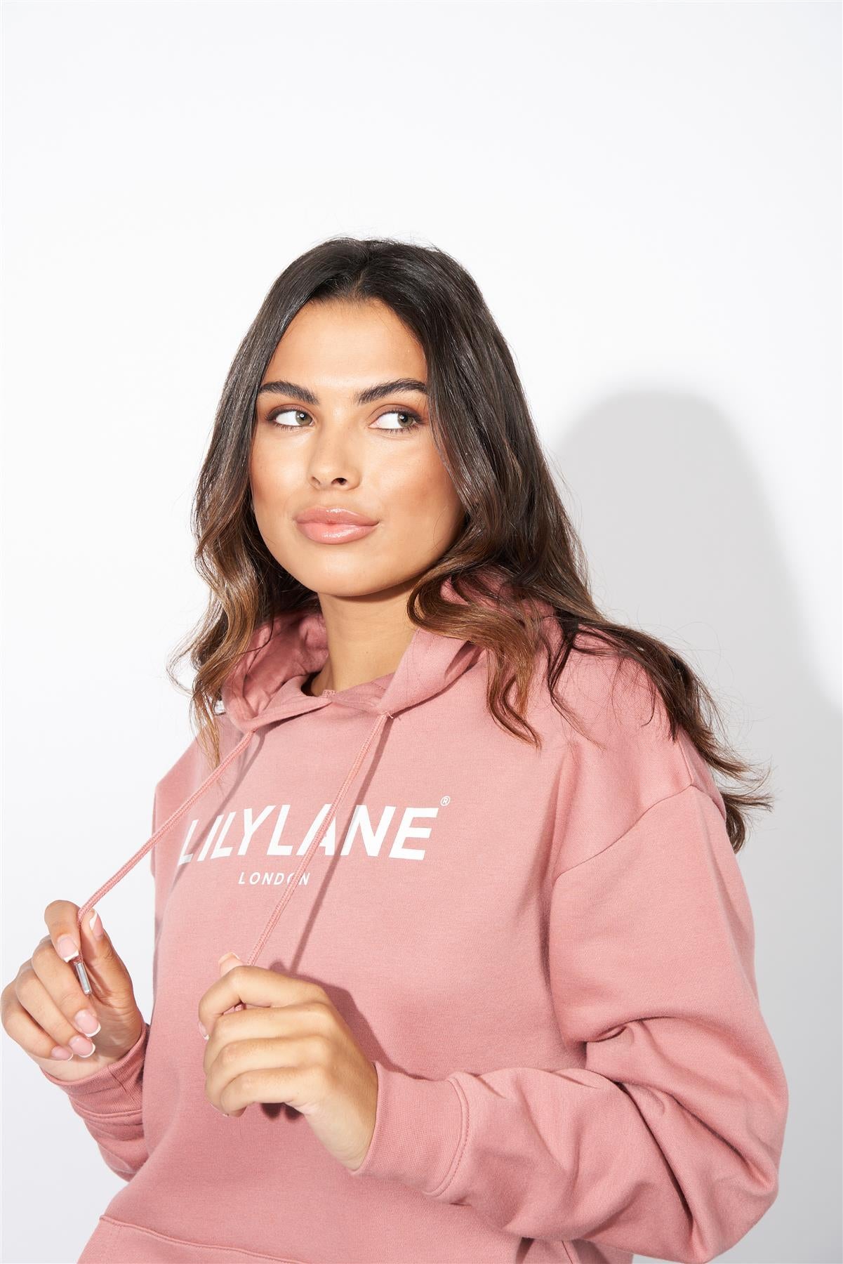Ladies Lily Lane Ximena Hoodie Pink
