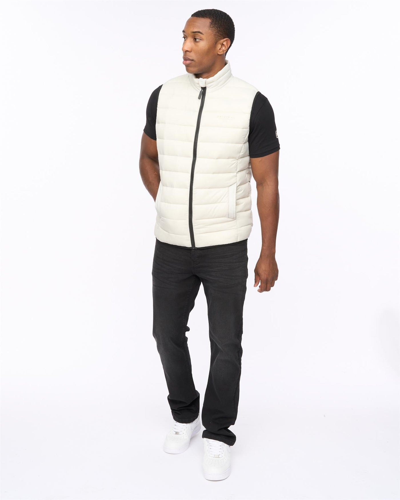 Mens Gattering MVE Gilet Putty