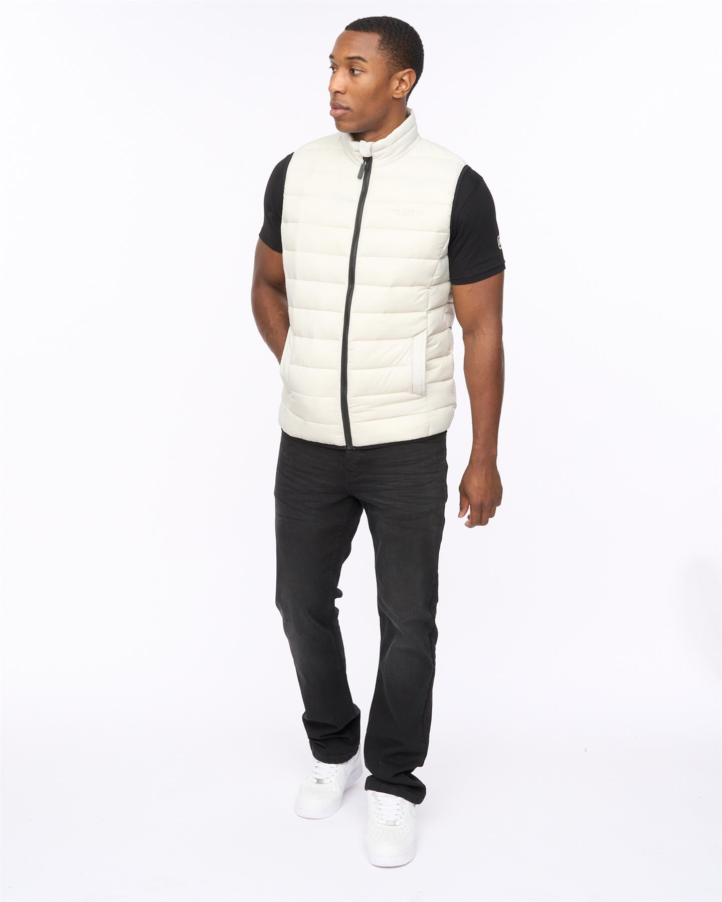 Mens Gattering MVE Gilet Putty