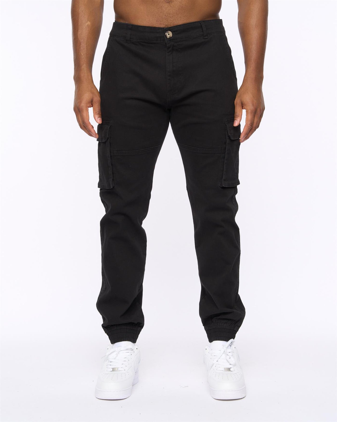 Mens Frentons Cargo Pants Black