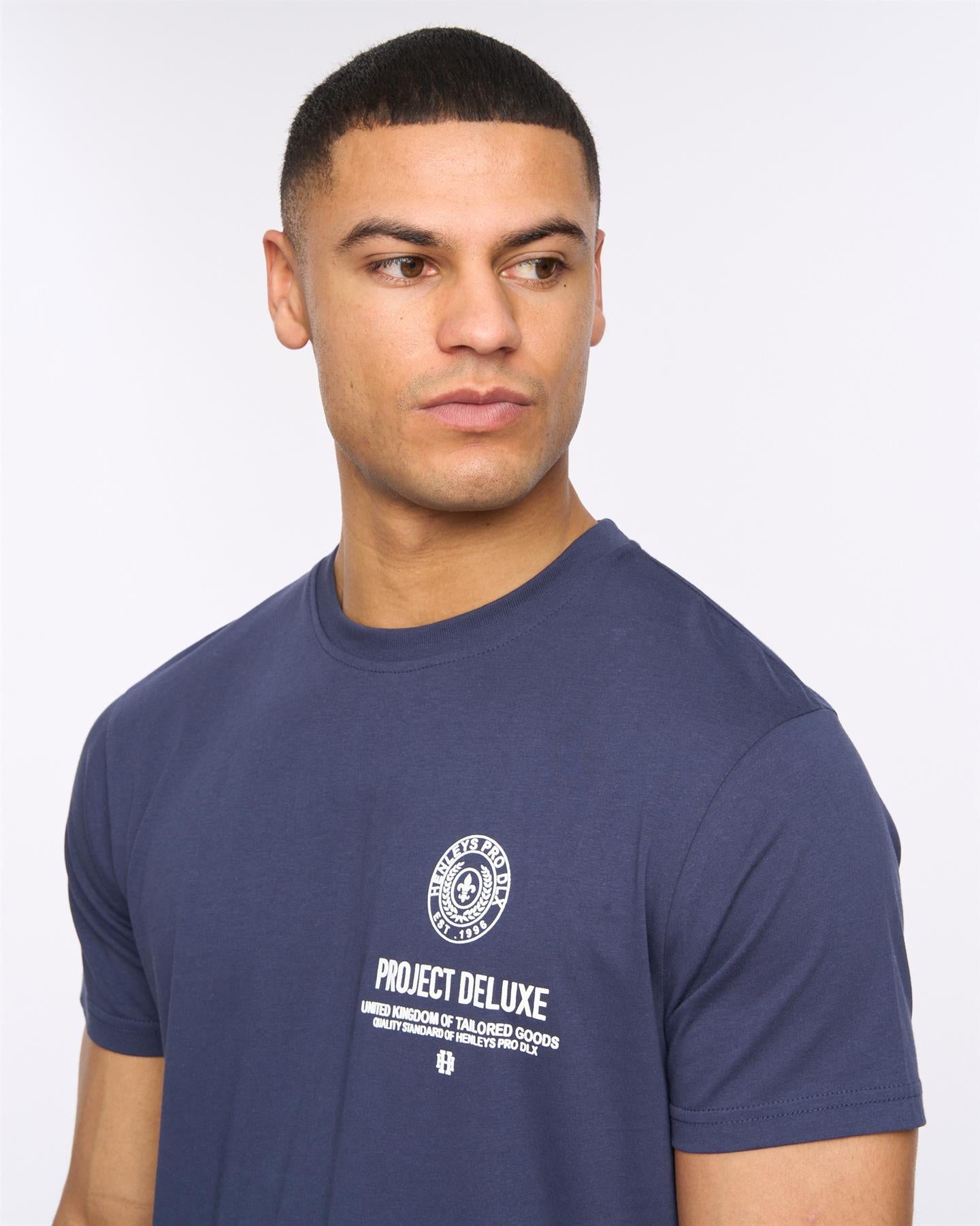 Mens Henstamp T-Shirt Navy