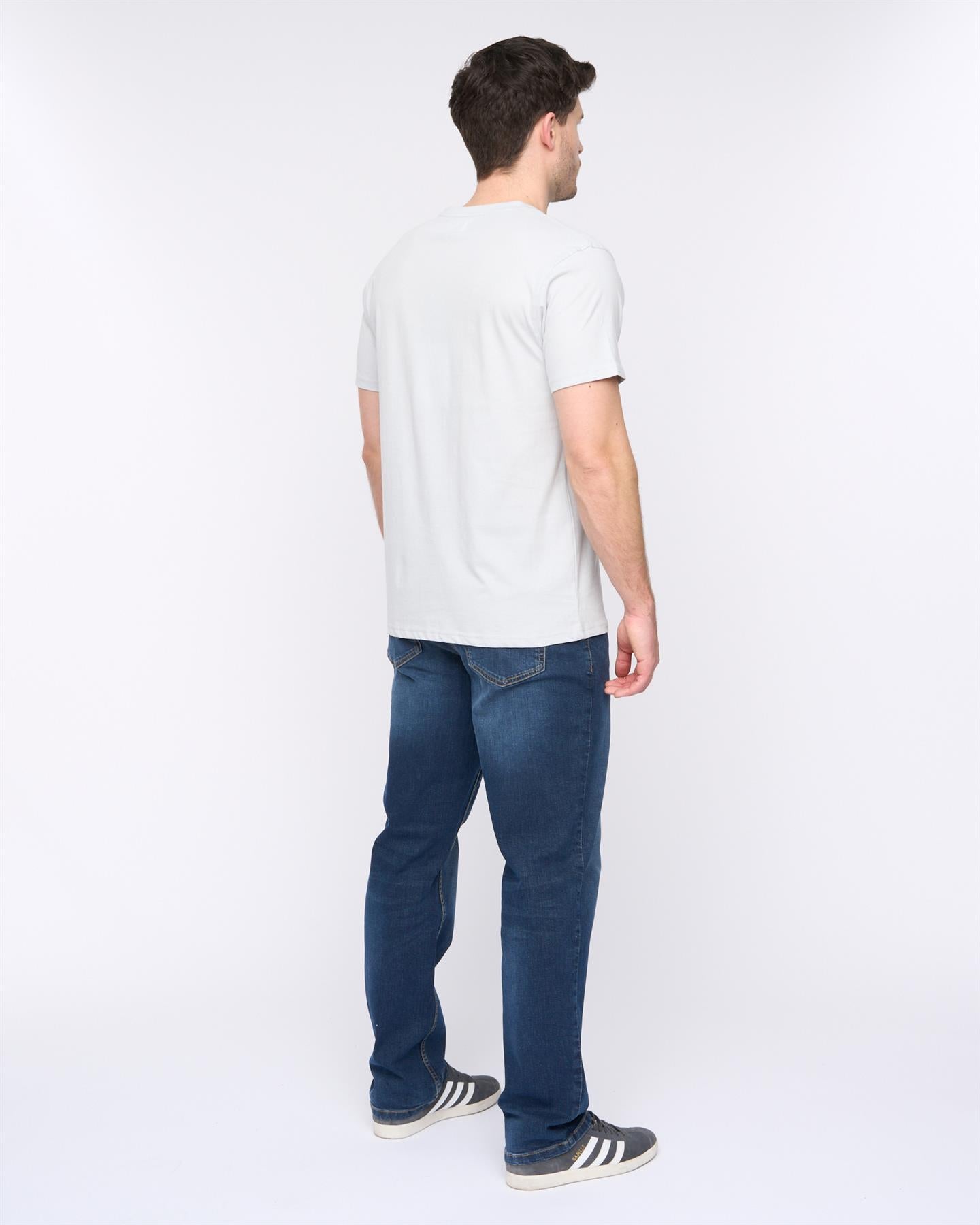 Mens Squarelarge T-Shirt Light Blue