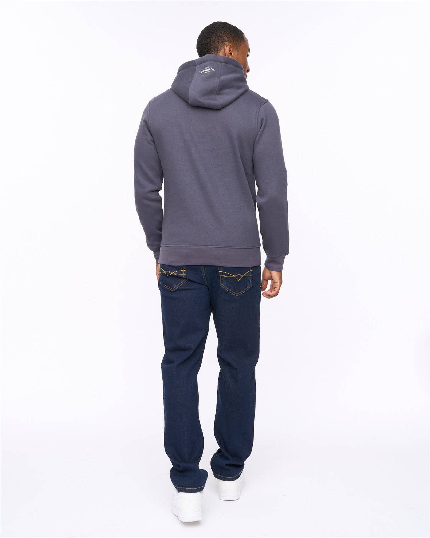 Mens Vintarge Hoodie Navy