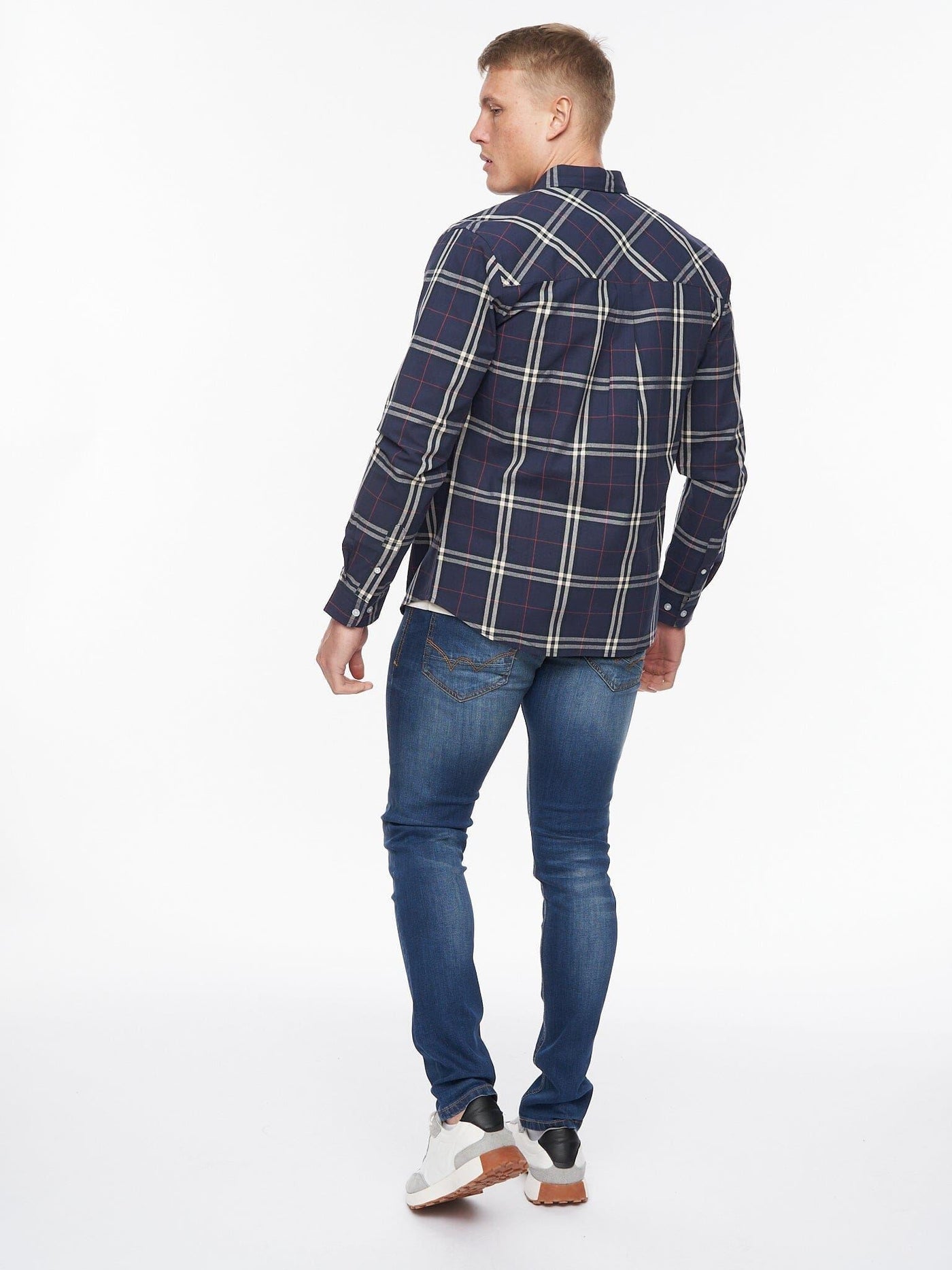 Buford Shirt Navy Check