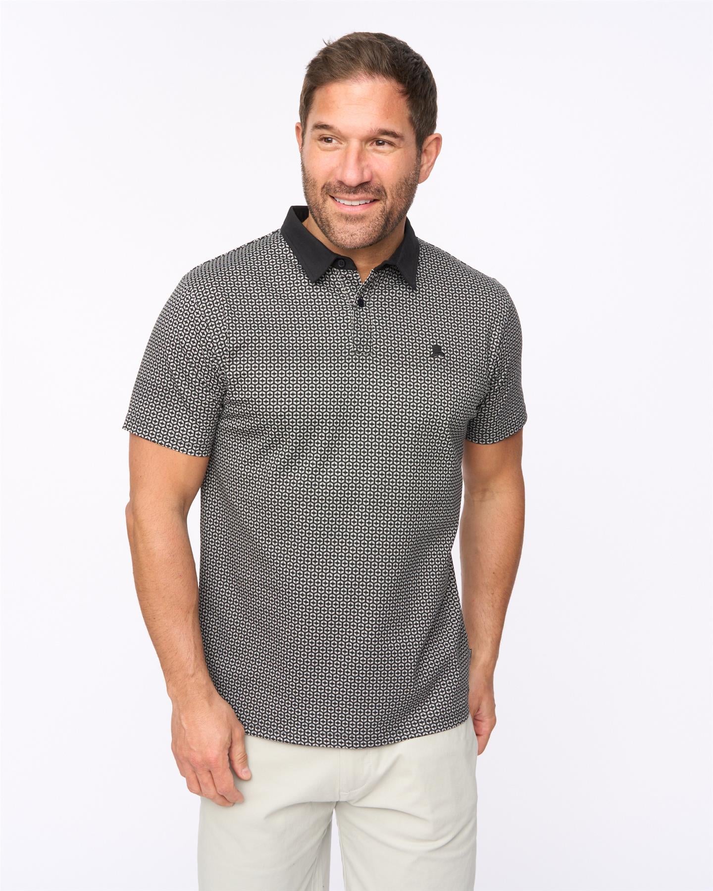 Mens Calvert Polo Black