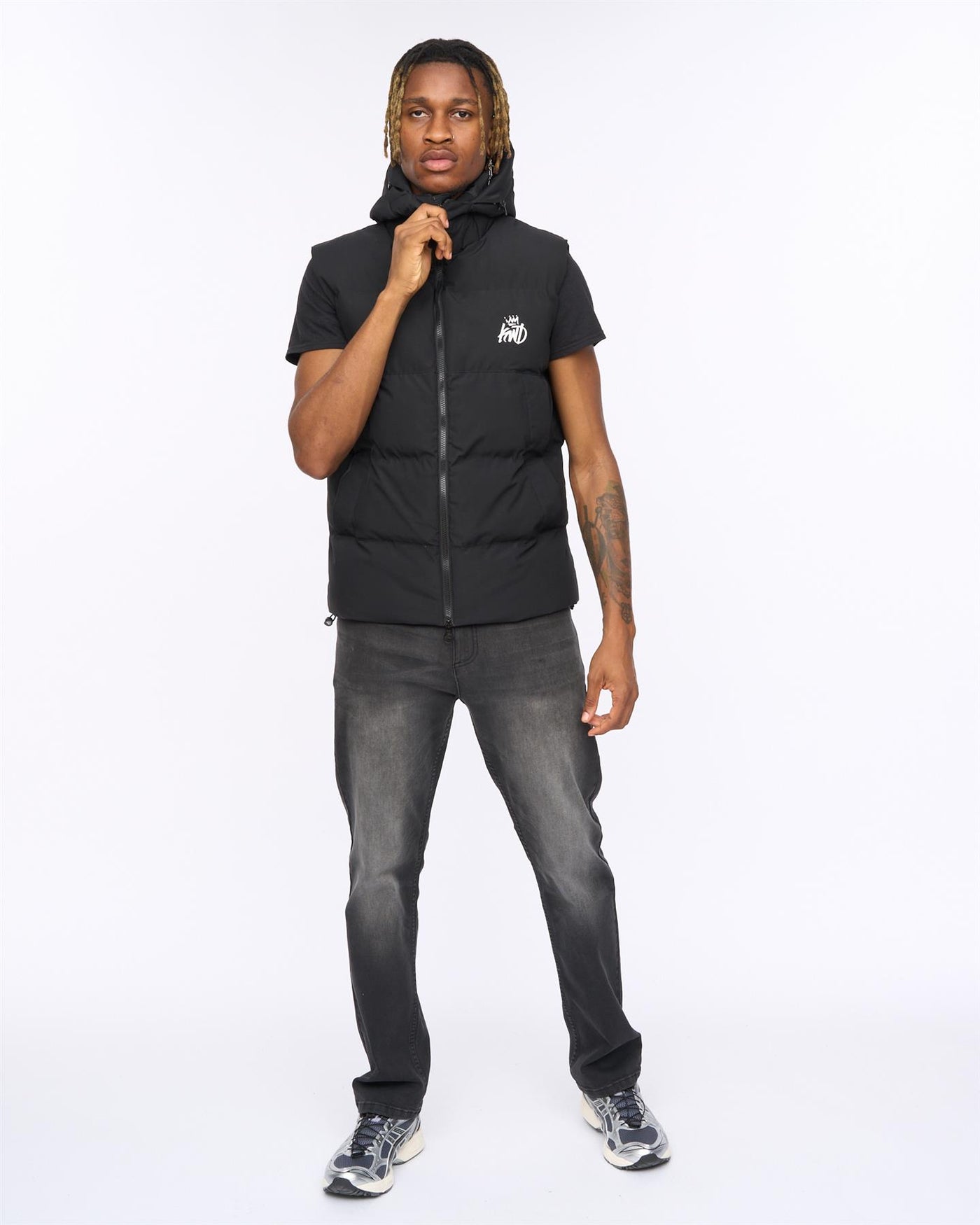 Mens Nahjo Gilet Black