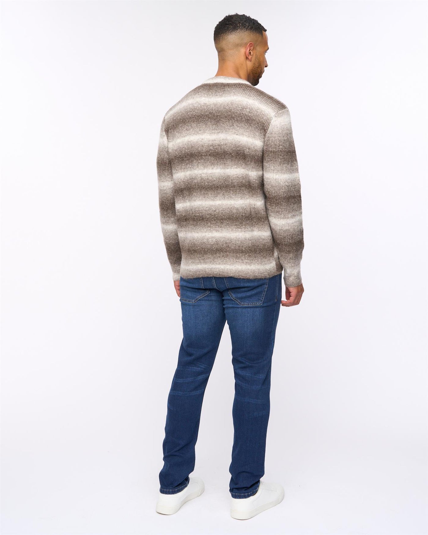 Ormonde Ombre Spacedye Jumper Taupe