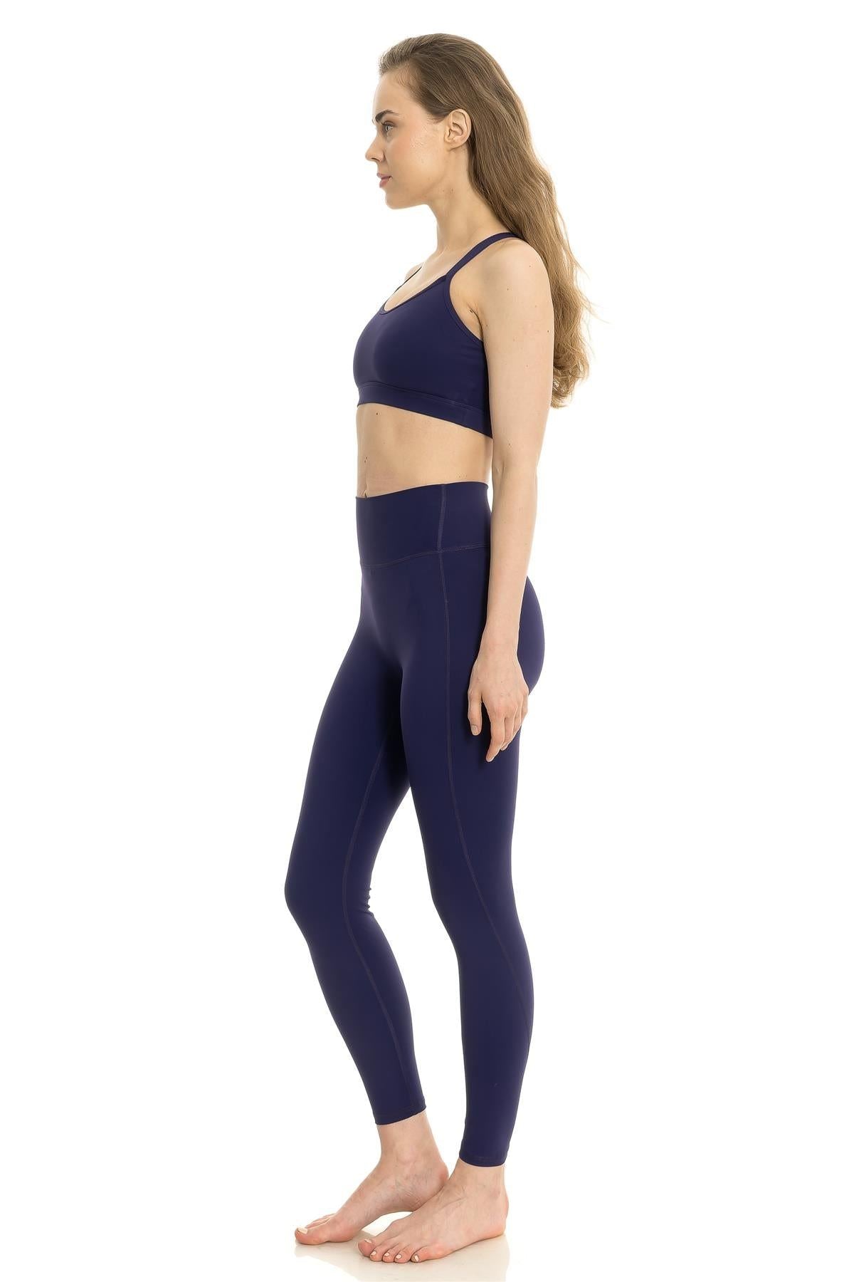Womens Arya Pocket Leggings Navy