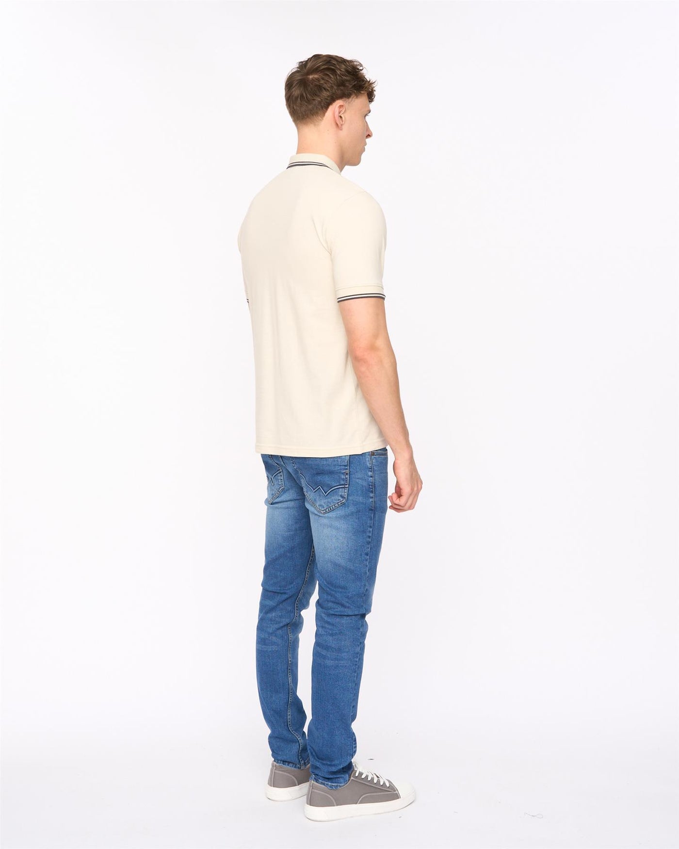 Mens Wrentham Polo Light Stone