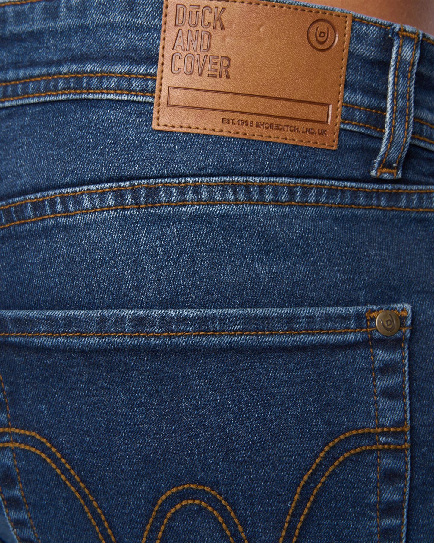 Mens Hydras Straight Leg Jeans Dark Wash