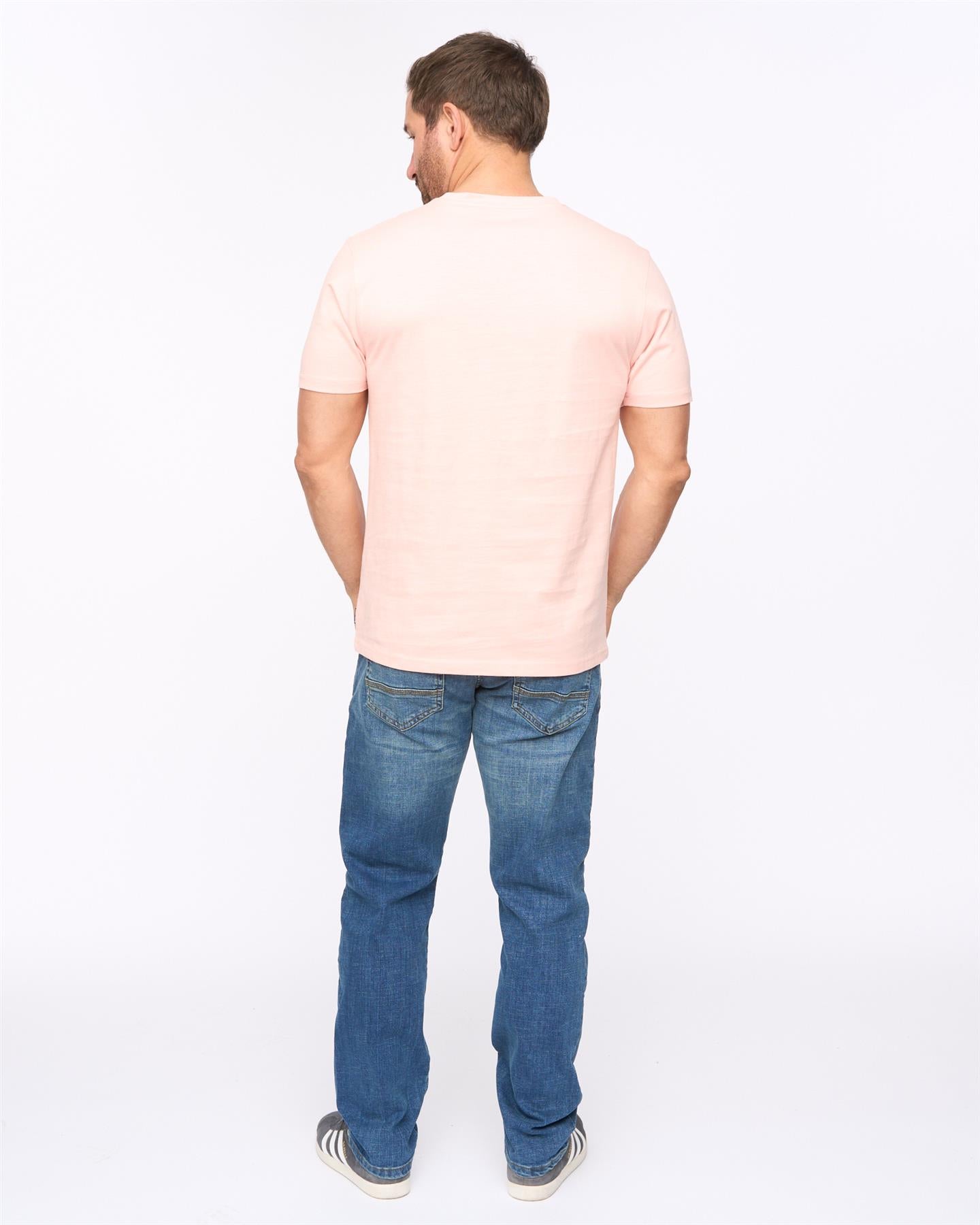 Mens Malwaves T-Shirt Pink