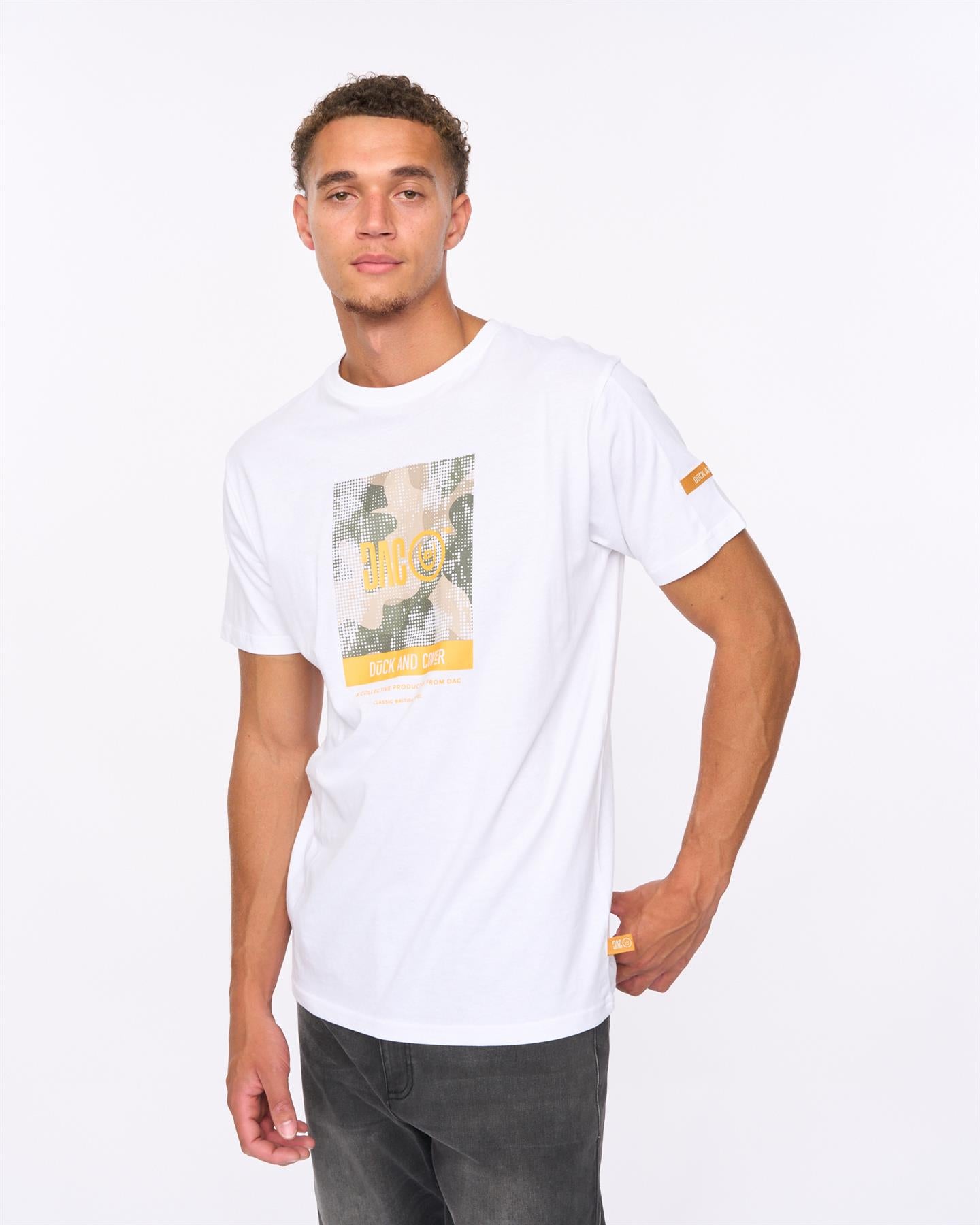 Mens Camostack T-Shirt White