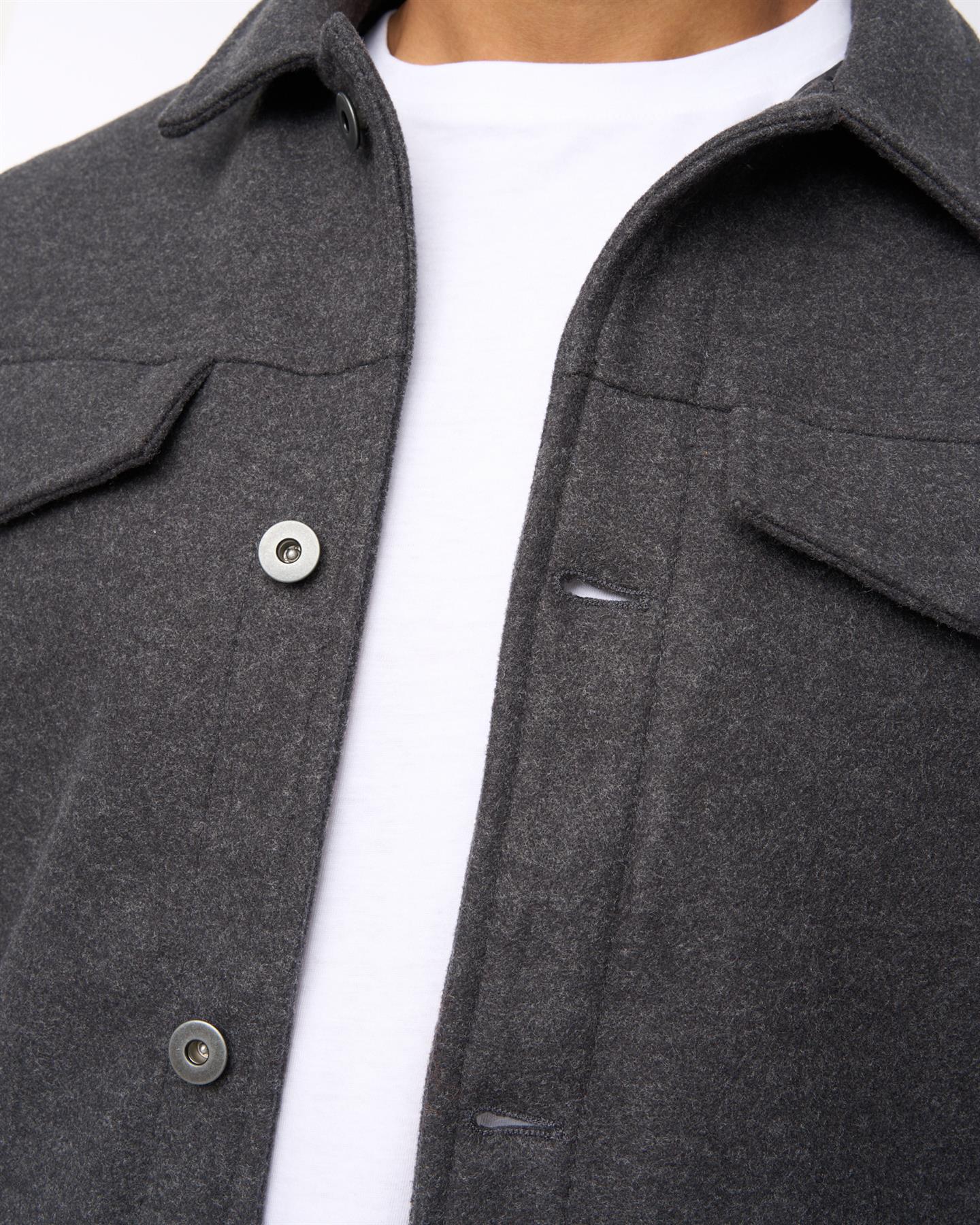 Earnshaw Overshirt Charcoal