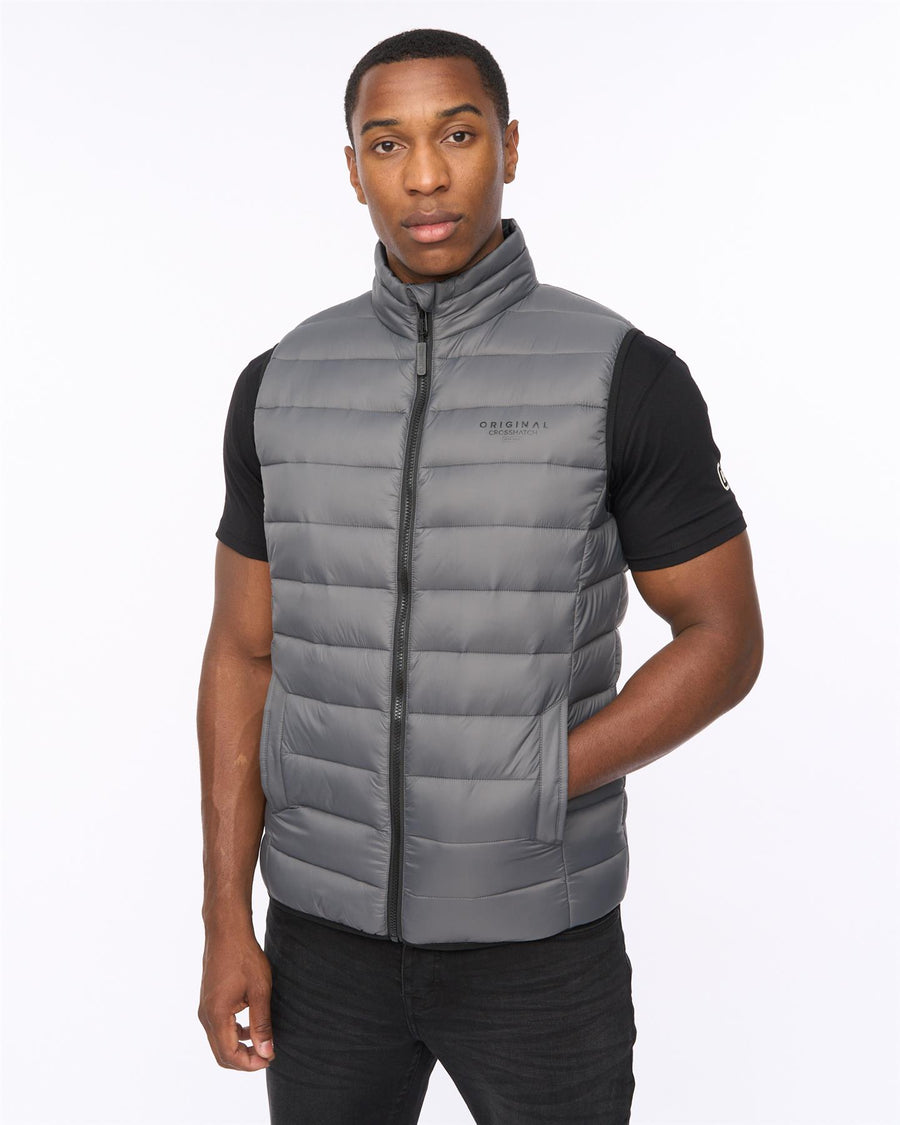 Mens Gattering MVE Gilet Charcoal