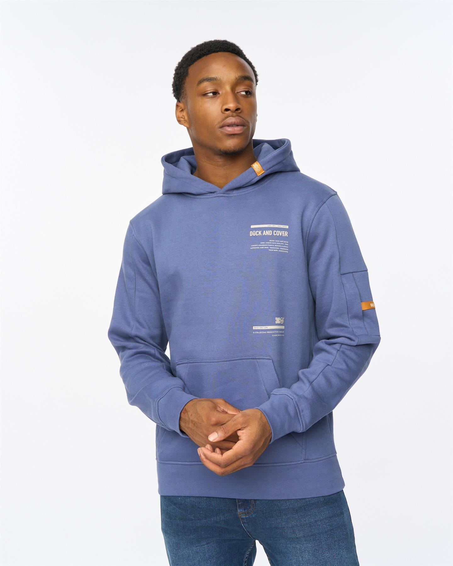 Mens Ambridge Hoodie Denim Blue
