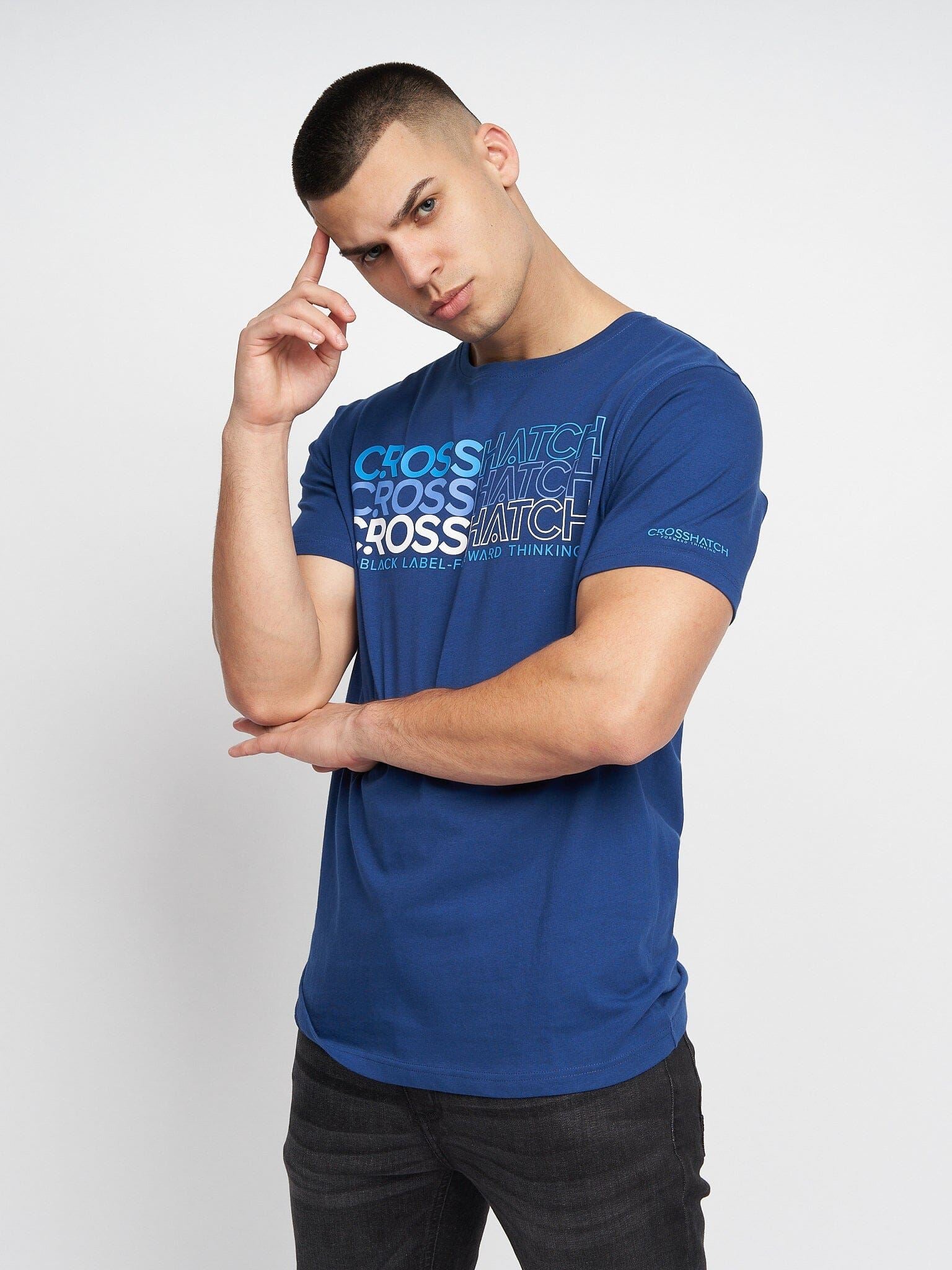 Raynen T-Shirt 2pk Navy/White