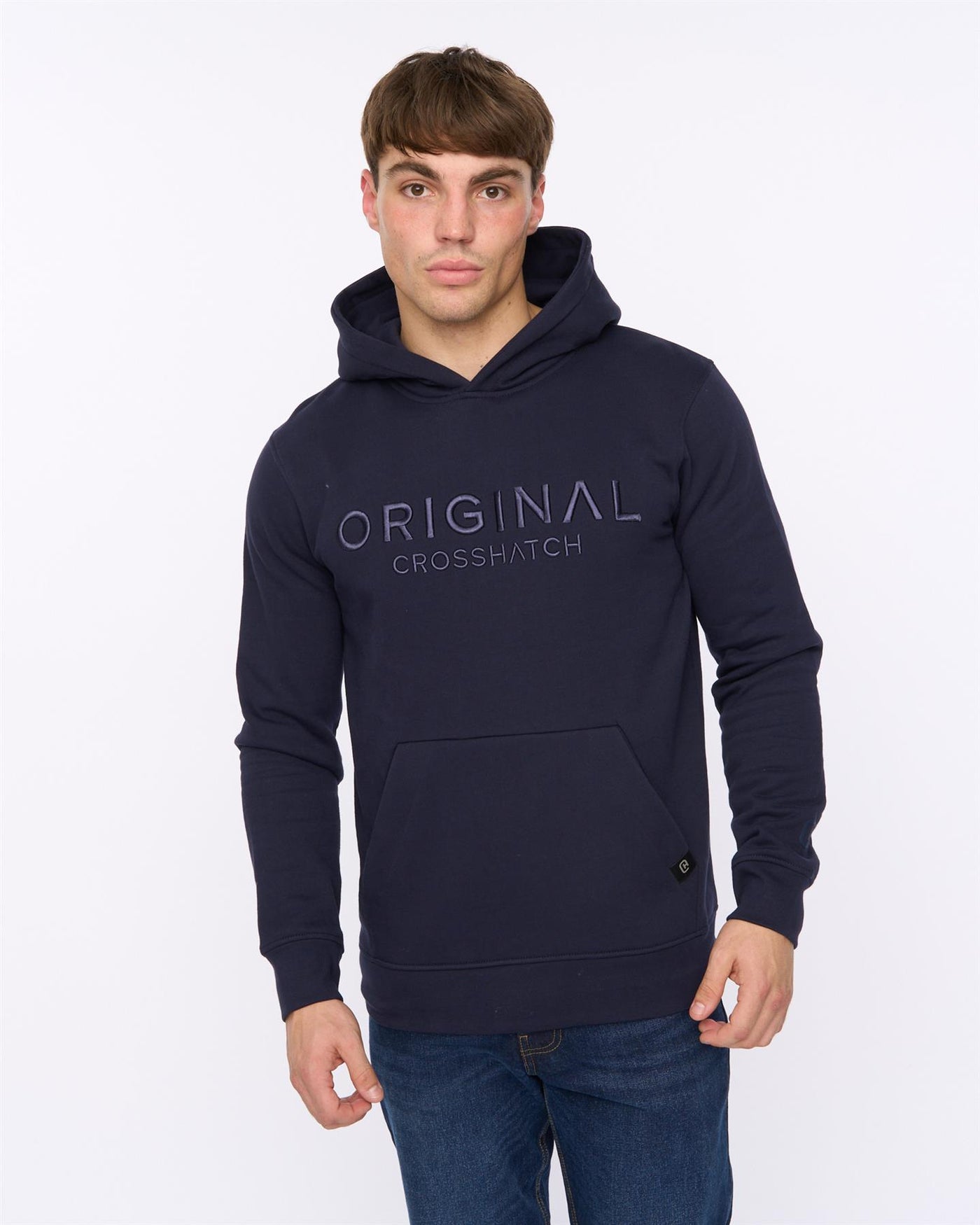 Mens Haromere Hoodie Navy