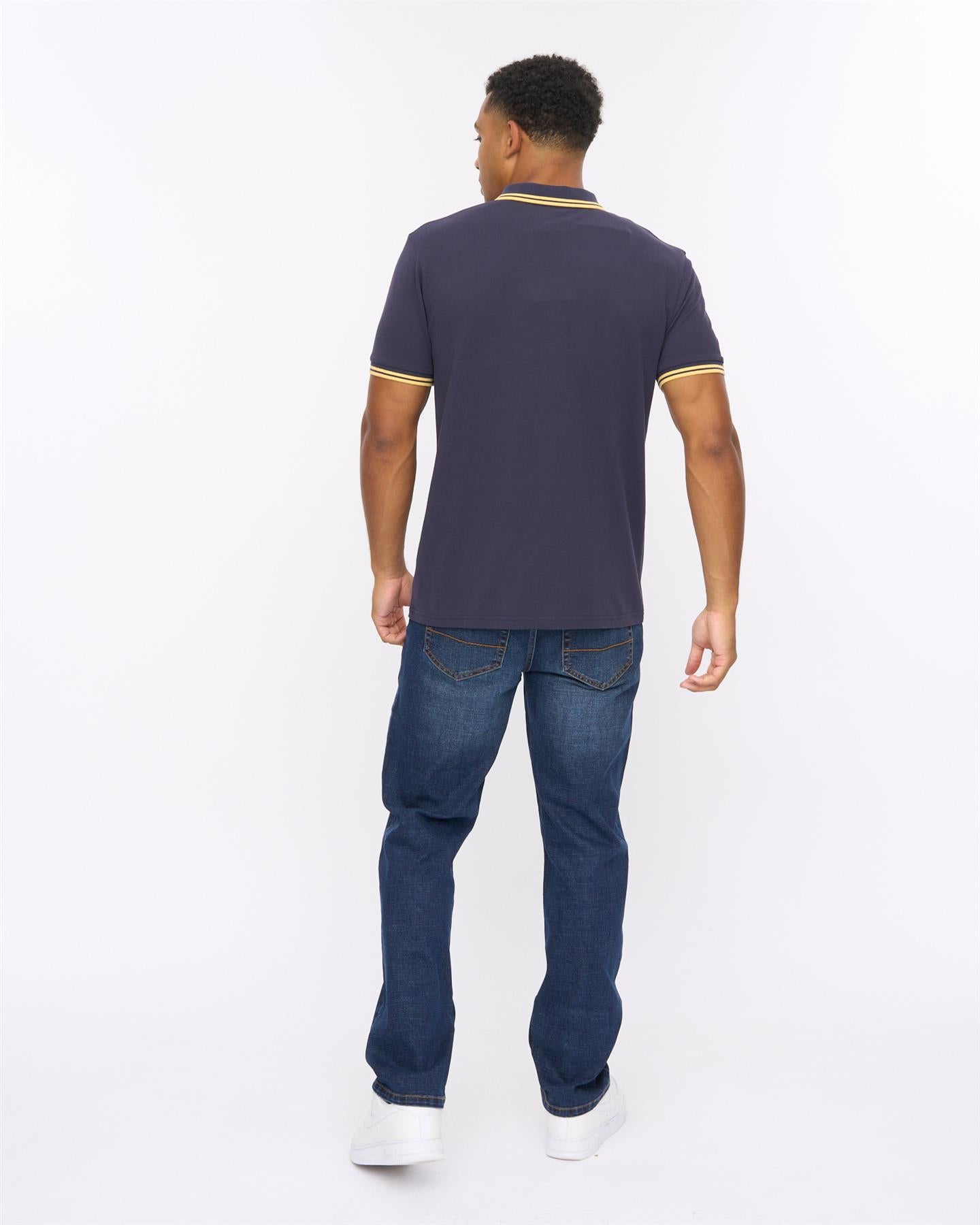 Mens Changra Polo Blue Night