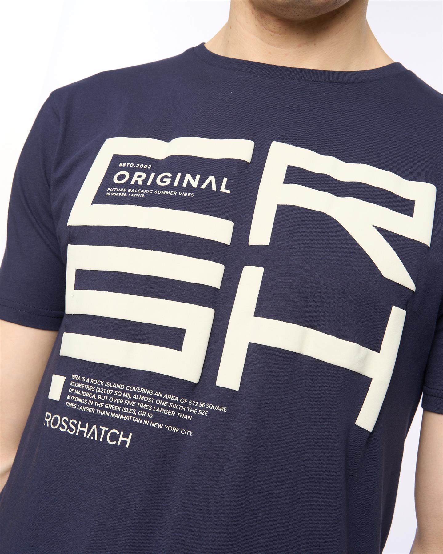 Mens Squarebox T-Shirt Navy