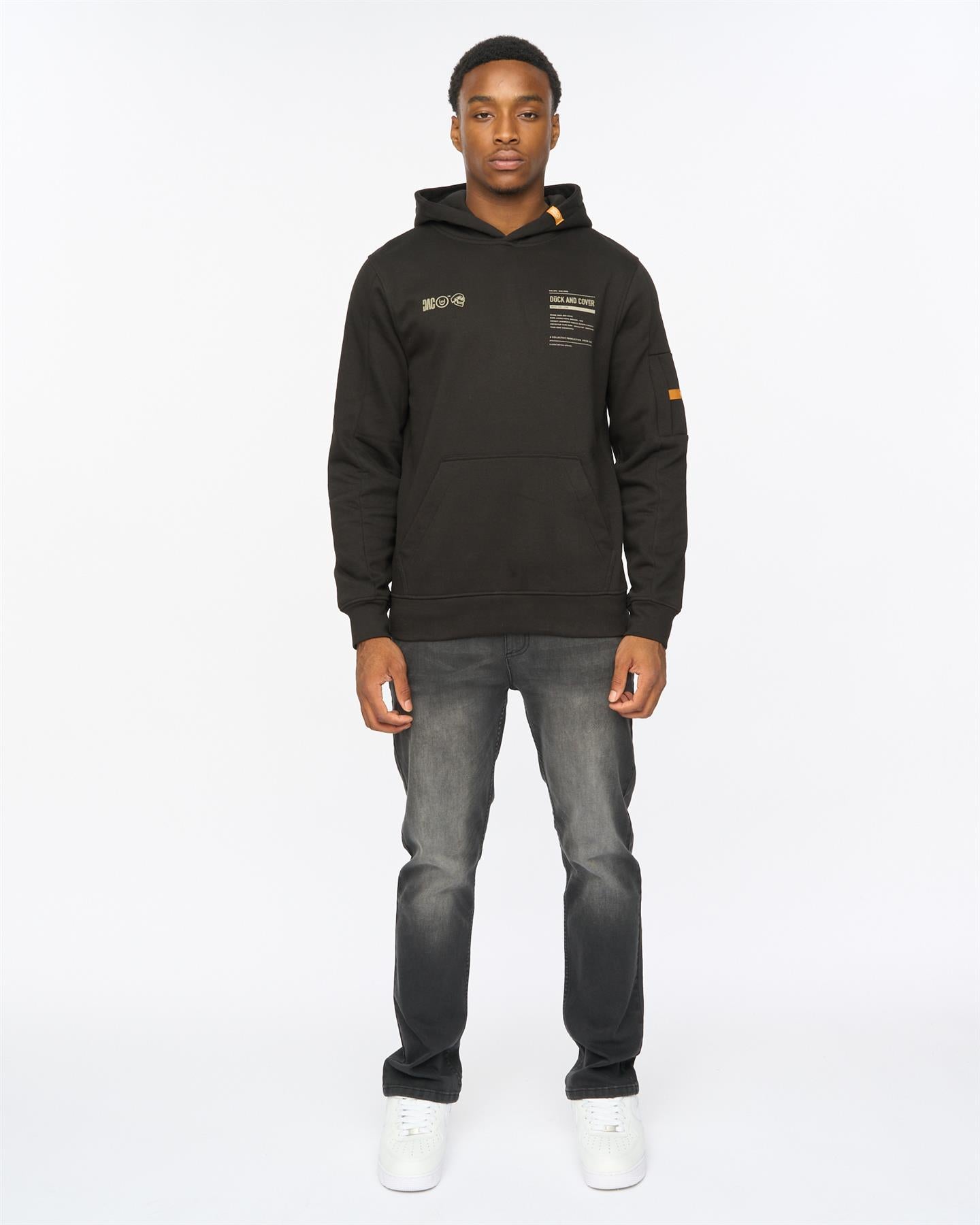 Mens Skullmatic Hoodie Black